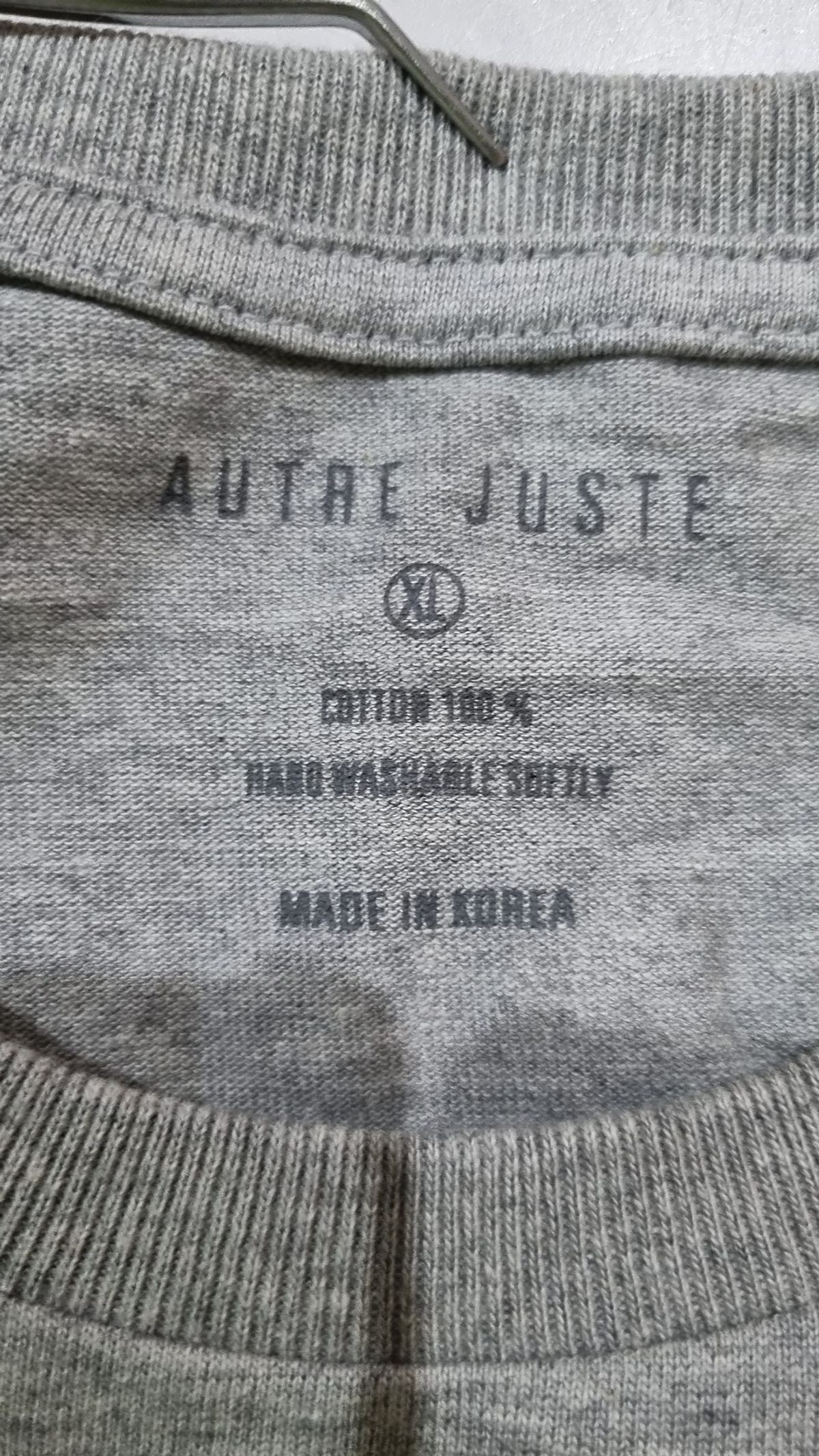 오뜨흐 지스트(AUTRE JUSTE) 반소매 티셔츠 XL