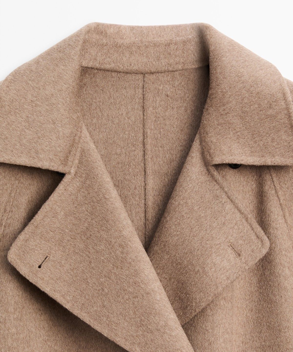 마시모두띠(MASSIMO DUTTI) 울 블렌드 롱 트렌치 코트