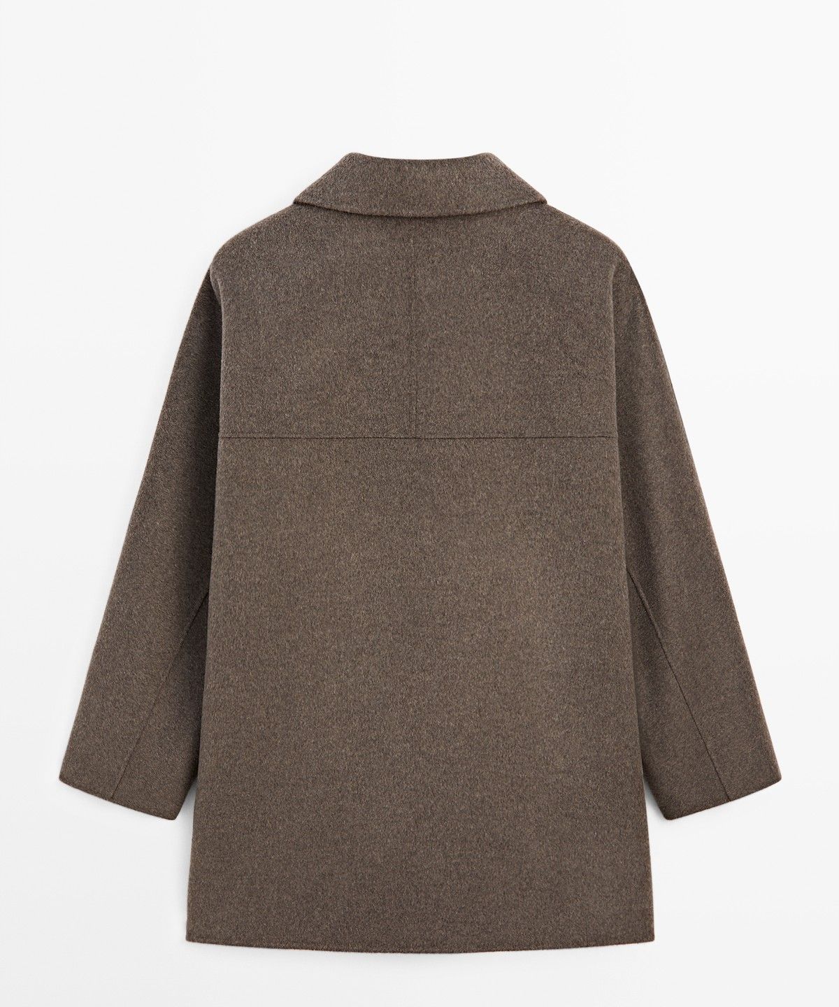 마시모두띠(MASSIMO DUTTI) 멜란지 울 블렌드 코트