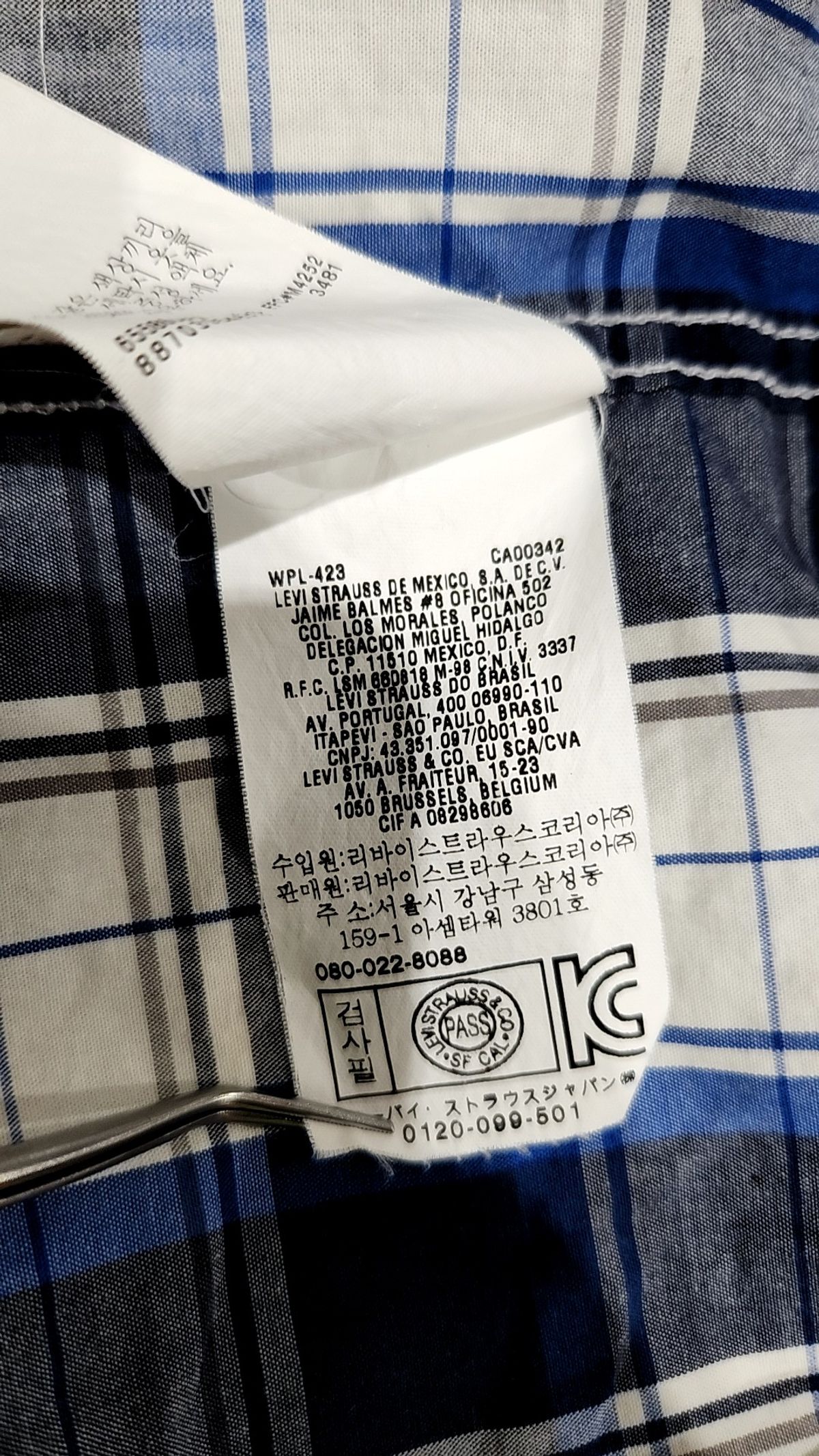 리바이스(LEVI'S) 캐주얼 셔츠 L