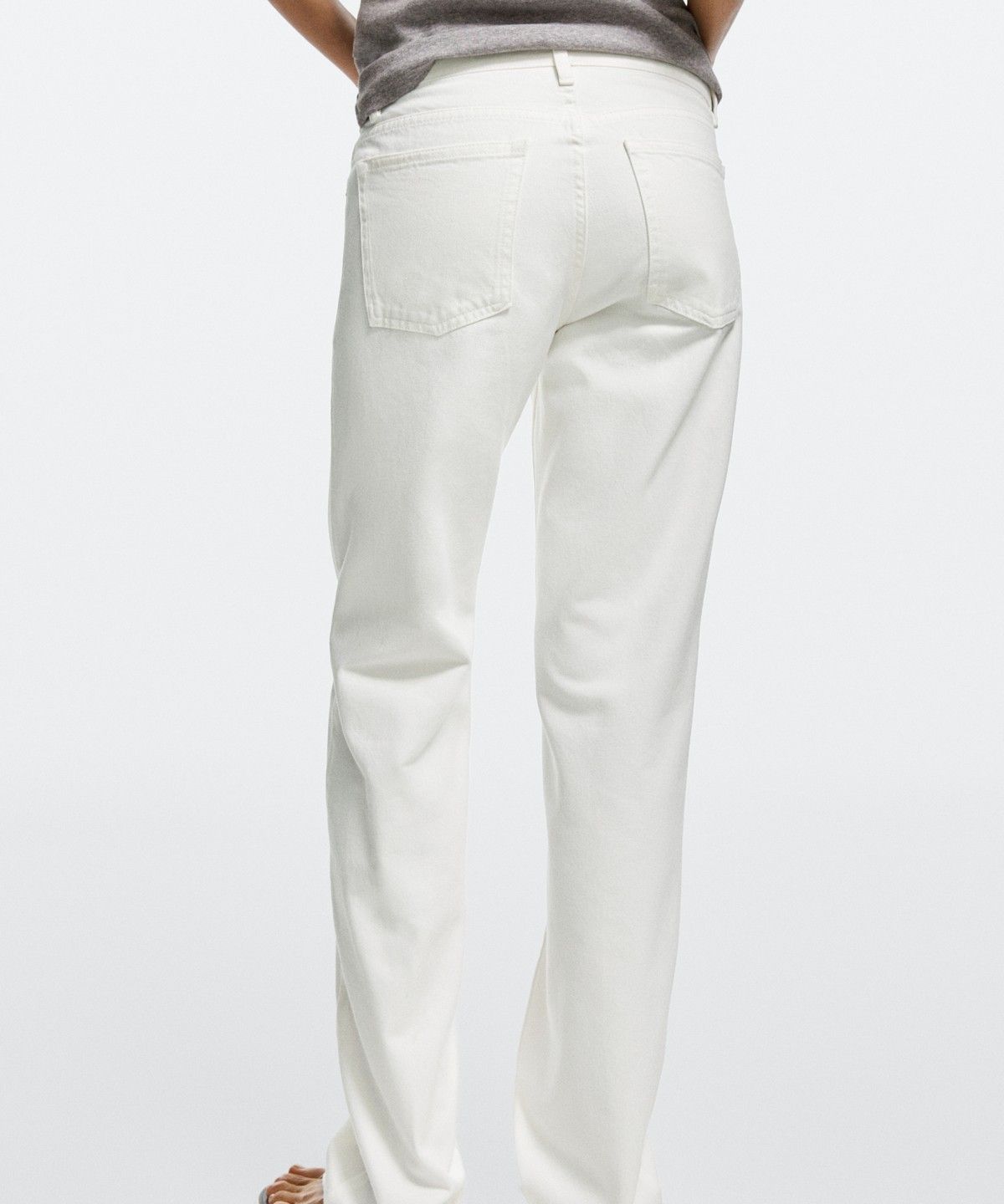 마시모두띠(MASSIMO DUTTI) 로우라이즈 스트레이트 핏 진