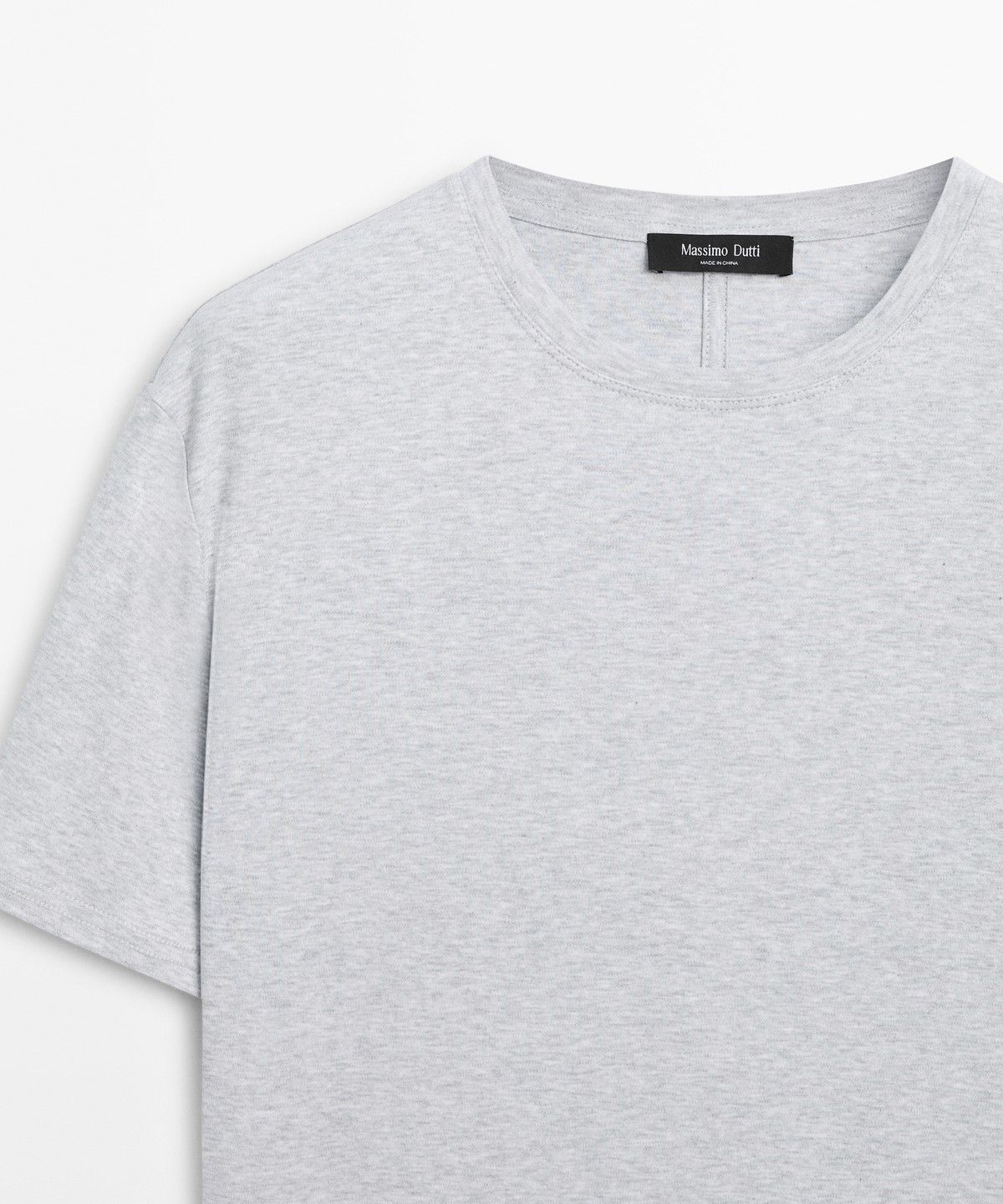 마시모두띠(MASSIMO DUTTI) 100% 코튼 반팔 티셔츠