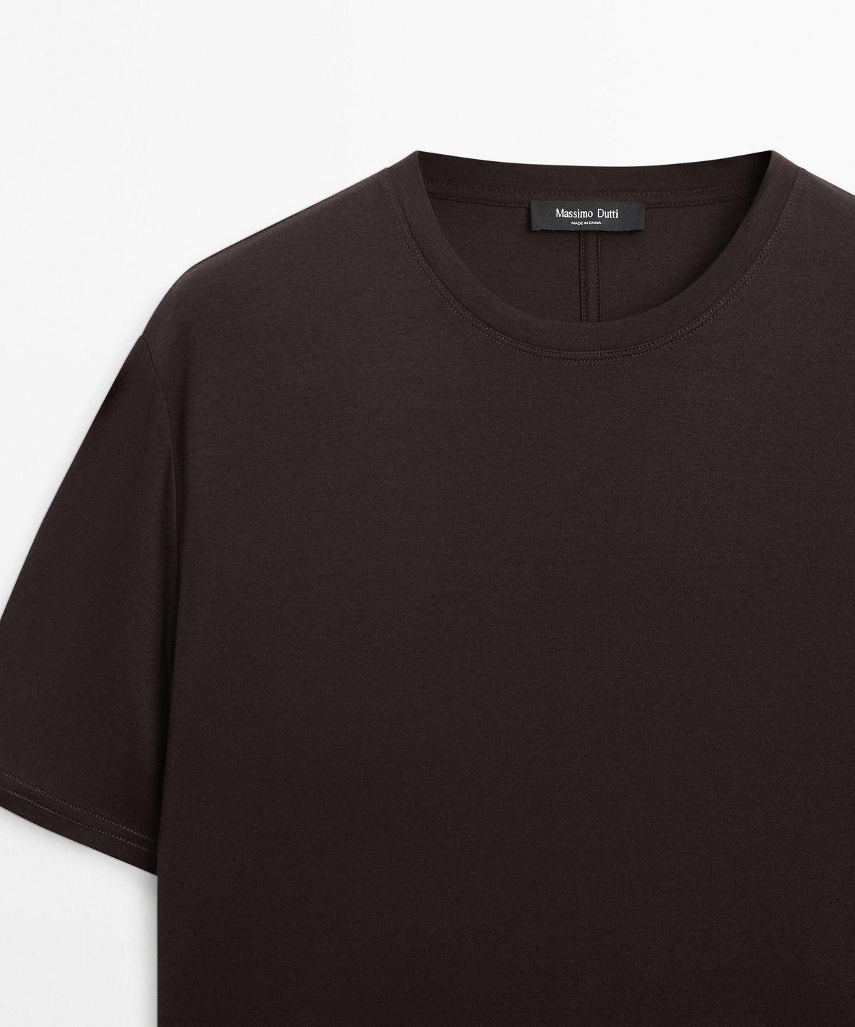마시모두띠(MASSIMO DUTTI) 100% 코튼 반팔 티셔츠