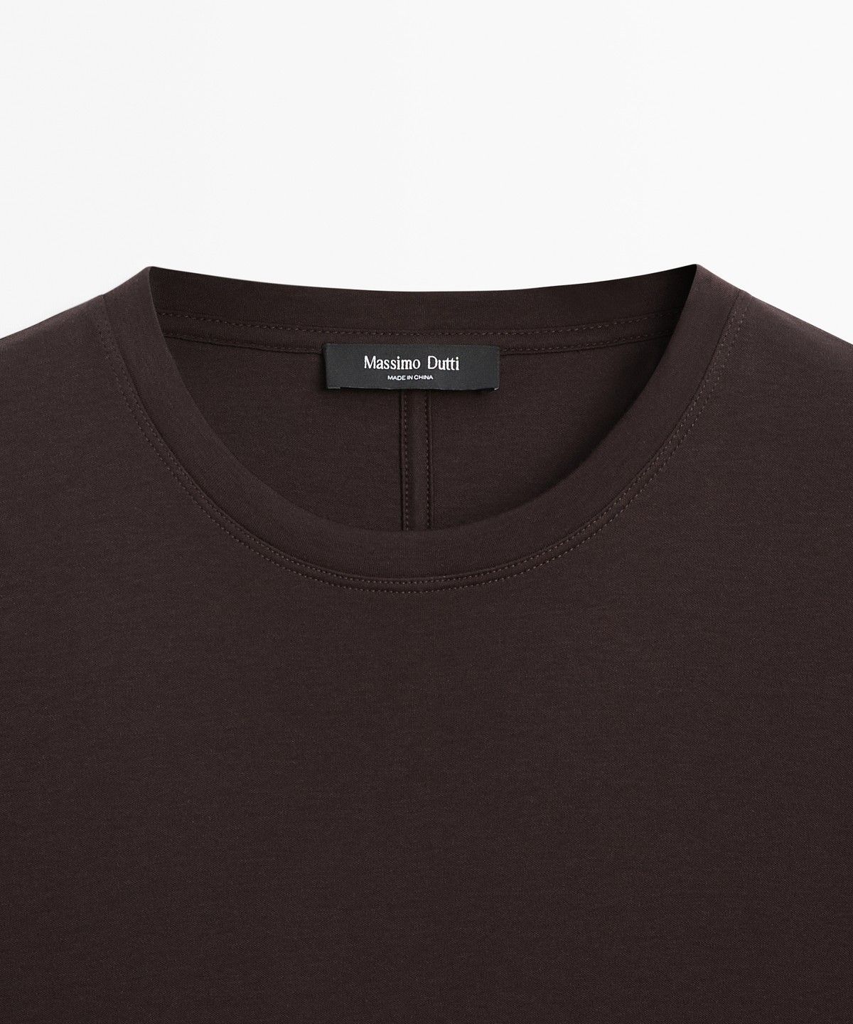 마시모두띠(MASSIMO DUTTI) 100% 코튼 반팔 티셔츠