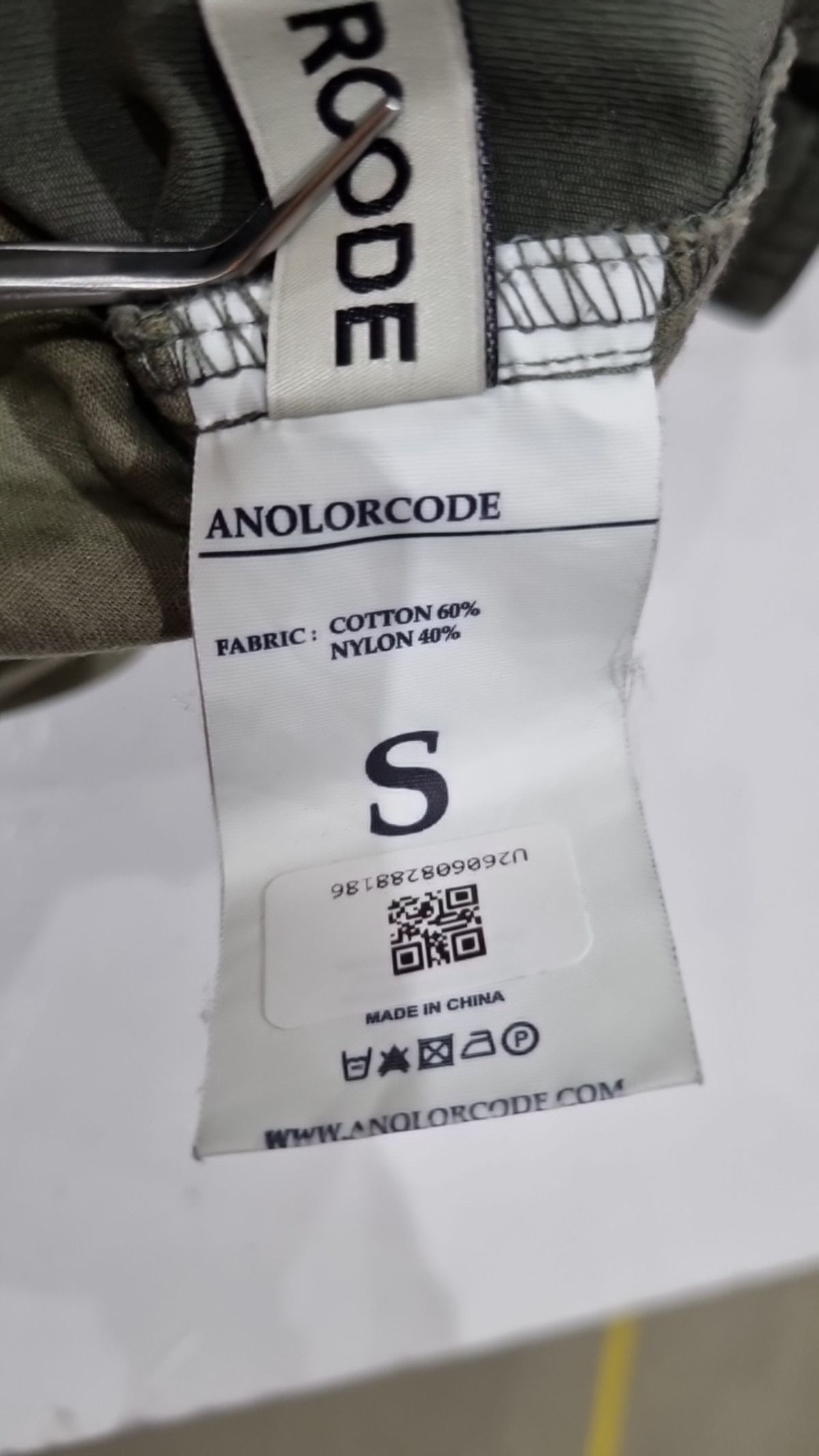 어널러코드(ANOLORCODE) 코튼 팬츠 S