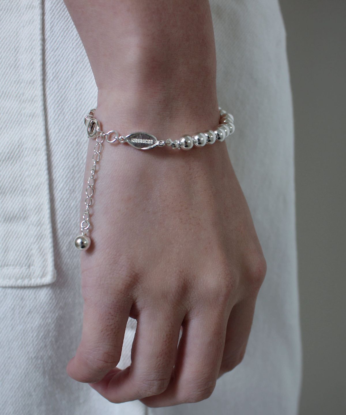 초록(CHOROCK) DOT BRACELET (SILVER)