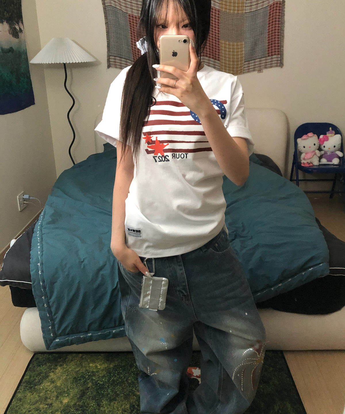 쏘비(SEW-B) AAAgg 오버핏 반팔티