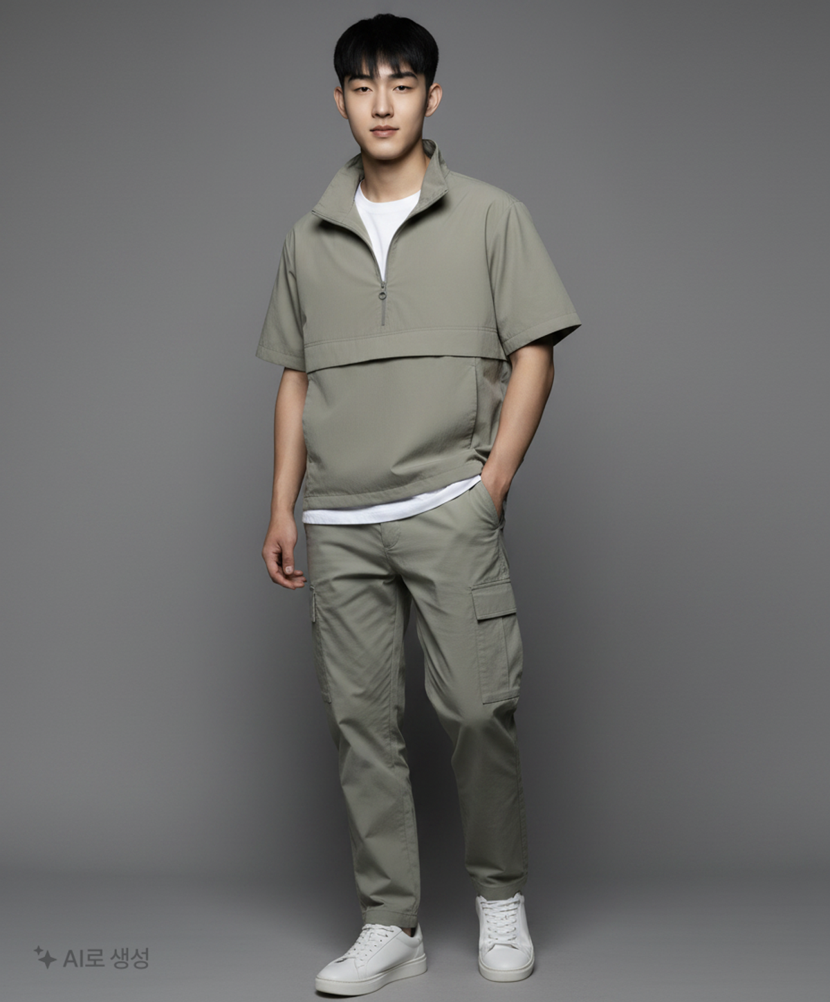 스파오(SPAO) 나일론/코치 재킷 L