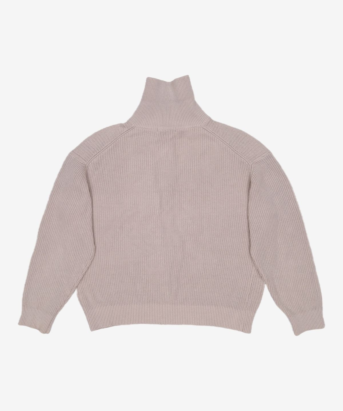 키뮤어(KIIMUIR) (22FW)(5 COLOR) 코튼 워셔블 하프 반집업 니트 M