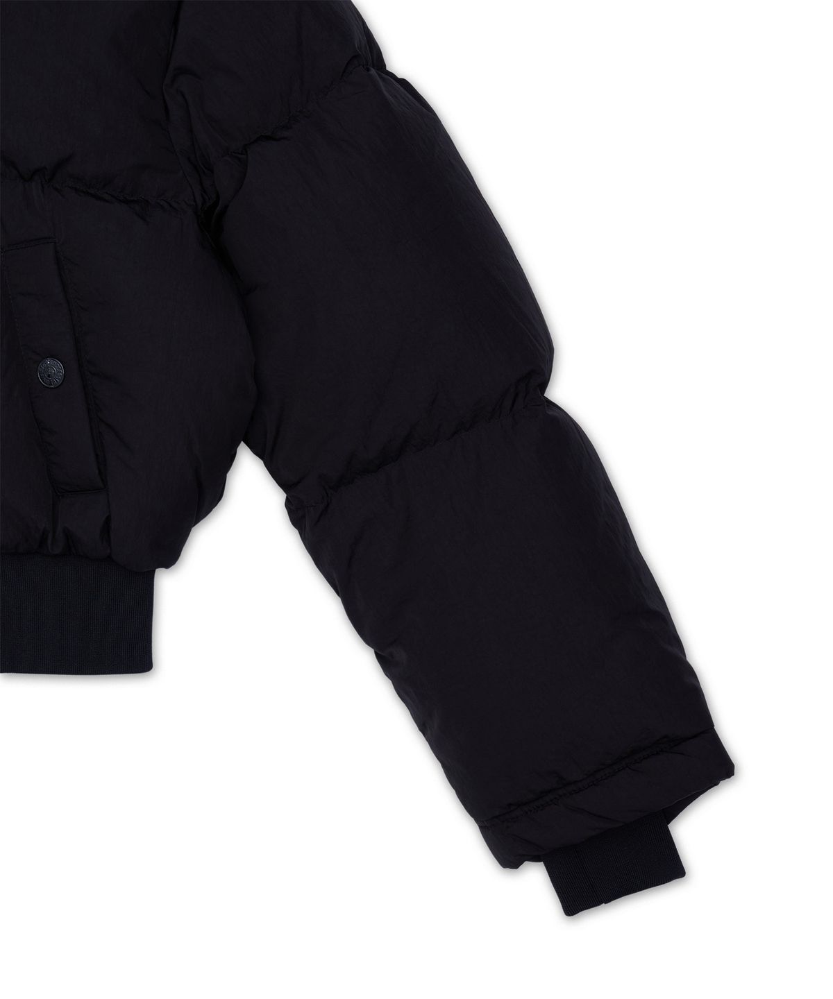 디젤(DIESEL) W-페이트 숏 후드 다운 패딩 - 블랙 / A236950GHBZ9XX
