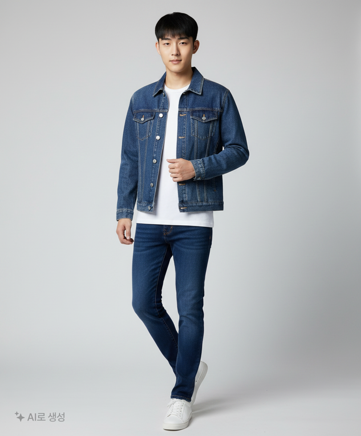 86로드(86ROAD) 2724 Washing denim jacket (Blue) S