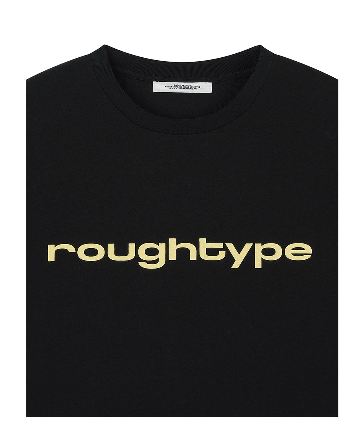 로타입(ROUGHTYPE) rotype Signature Oversize Short Sleeve - Black