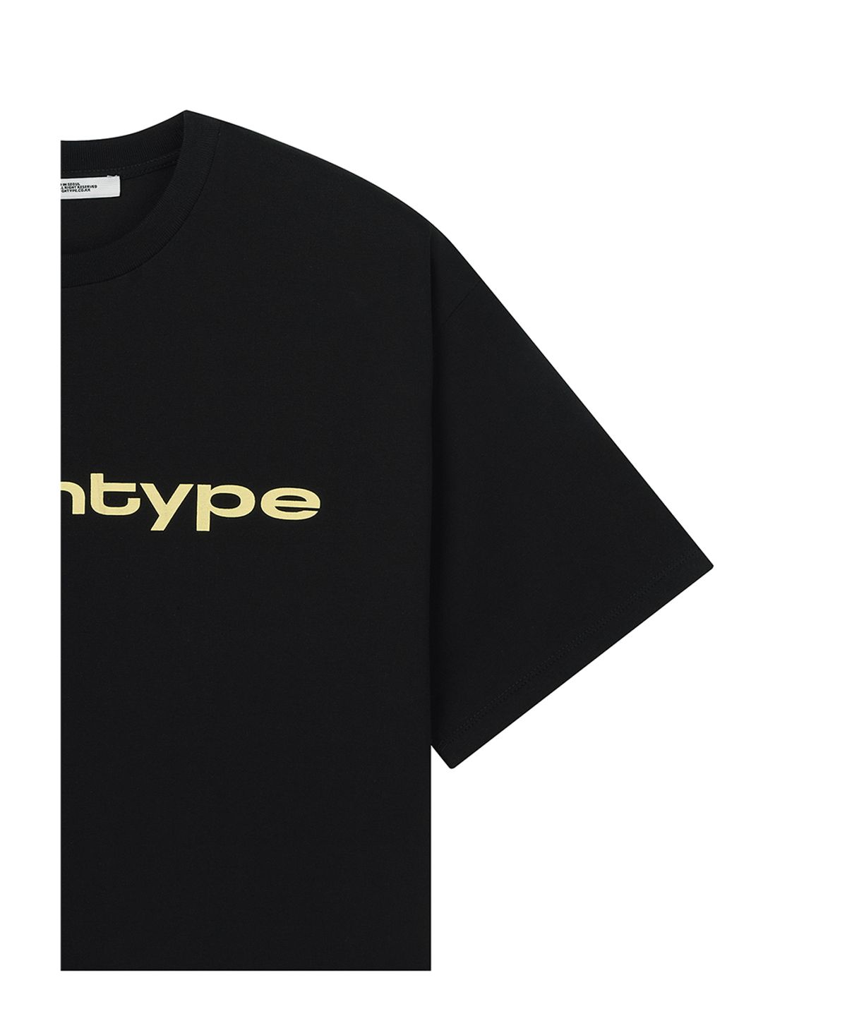 로타입(ROUGHTYPE) rotype Signature Oversize Short Sleeve - Black