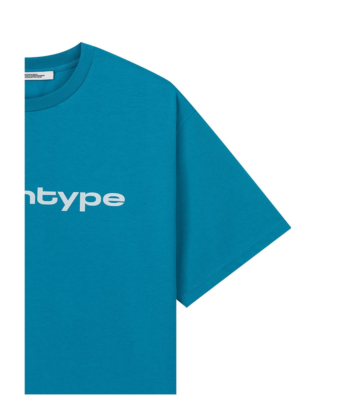 로타입(ROUGHTYPE) rotype Signature Oversize Short Sleeve - Blue green