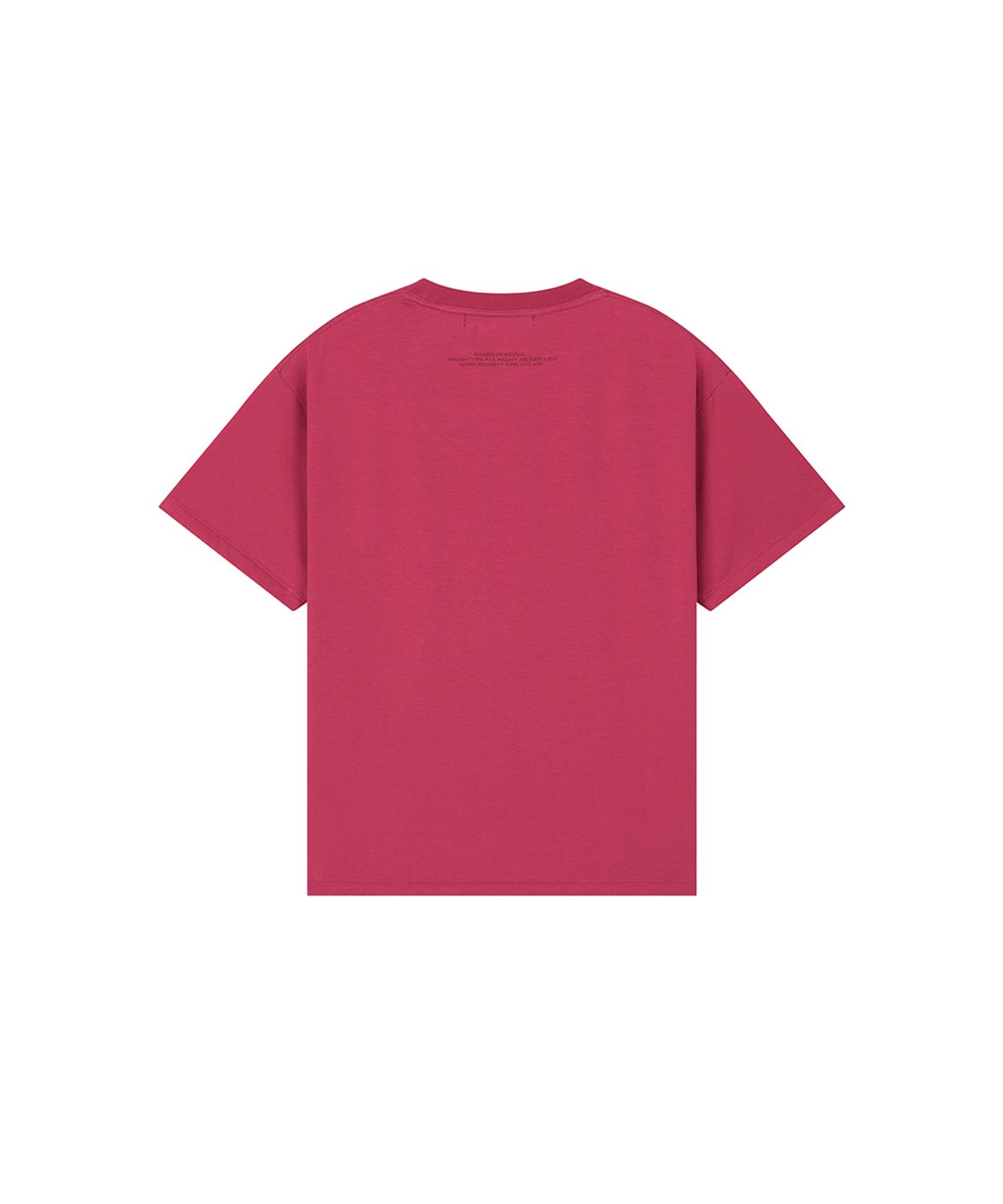 로타입(ROUGHTYPE) rotype Signature Oversize Short Sleeve - Pink