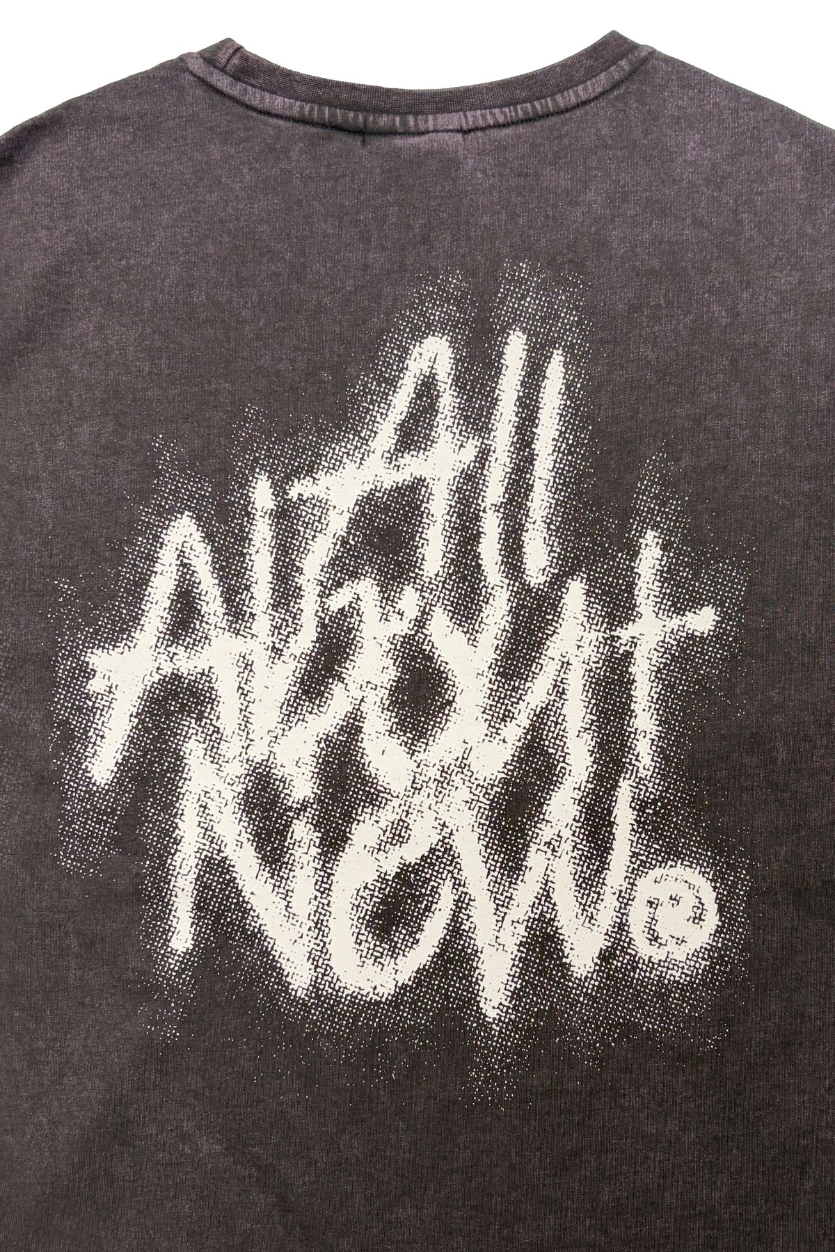 올어바웃뉴(ALL ABOUT NEW) 망점 솔트 워싱 반팔티 브라운 ANA2TM13ABR