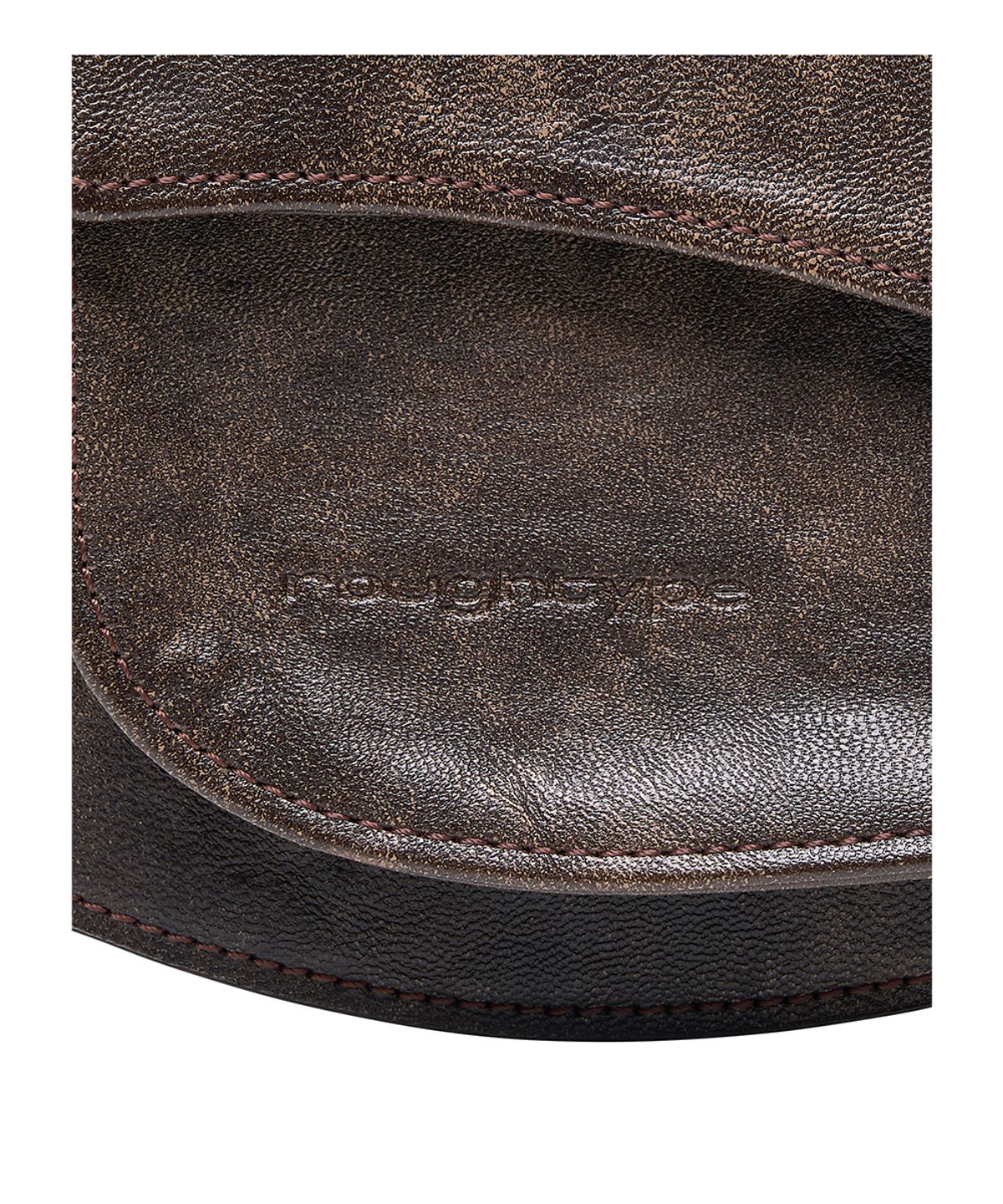 로타입(ROUGHTYPE) Vintage Leather Belt Bag - Brown