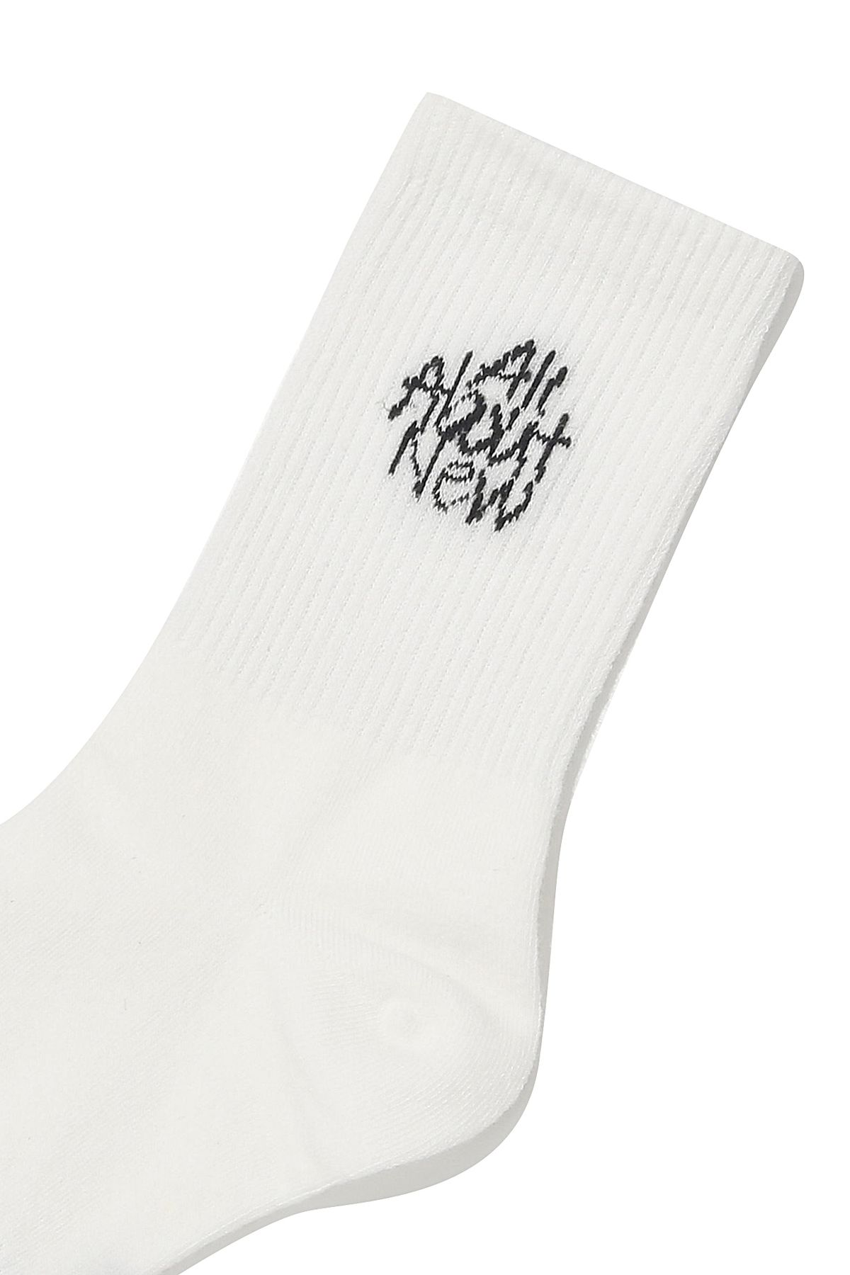 올어바웃뉴(ALL ABOUT NEW) 중목 2팩 양말 화이트/화이트 ANA5AS44AWW