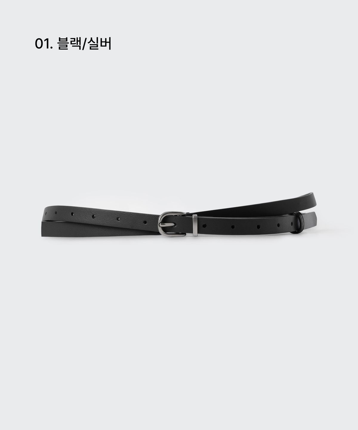 무신사 스탠다드 우먼(MUSINSA STANDARD WOMAN) 우먼즈 신세틱 레더 더블 랩 씬 벨트_15mm
