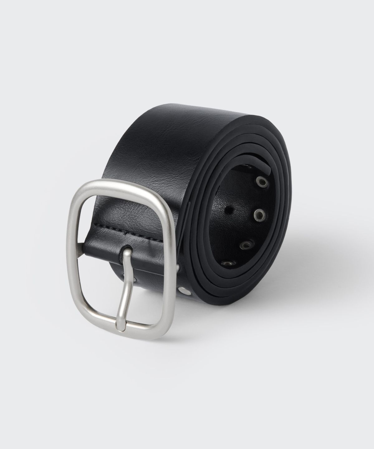 무신사 스탠다드 우먼(MUSINSA STANDARD WOMAN) 우먼즈 신세틱 레더 더블 로우 스터드 벨트_40mm