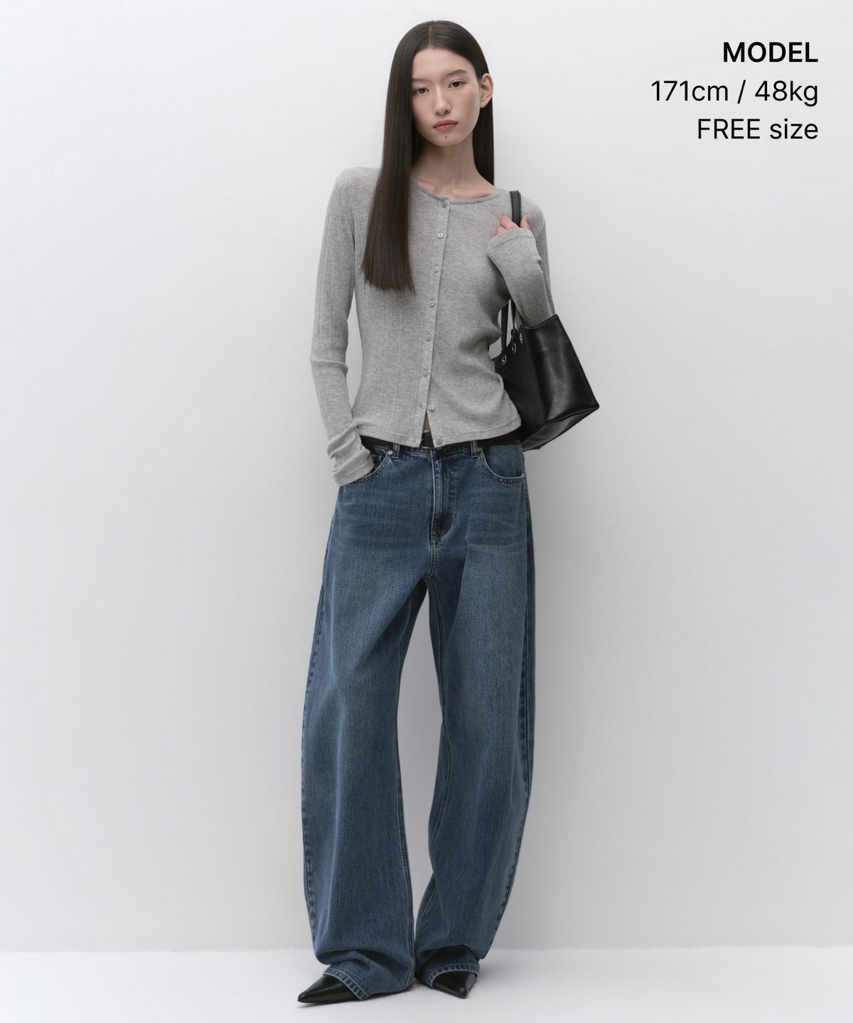 무신사 스탠다드 우먼(MUSINSA STANDARD WOMAN) 우먼즈 그로밋 바게트 숄더백 [블랙]