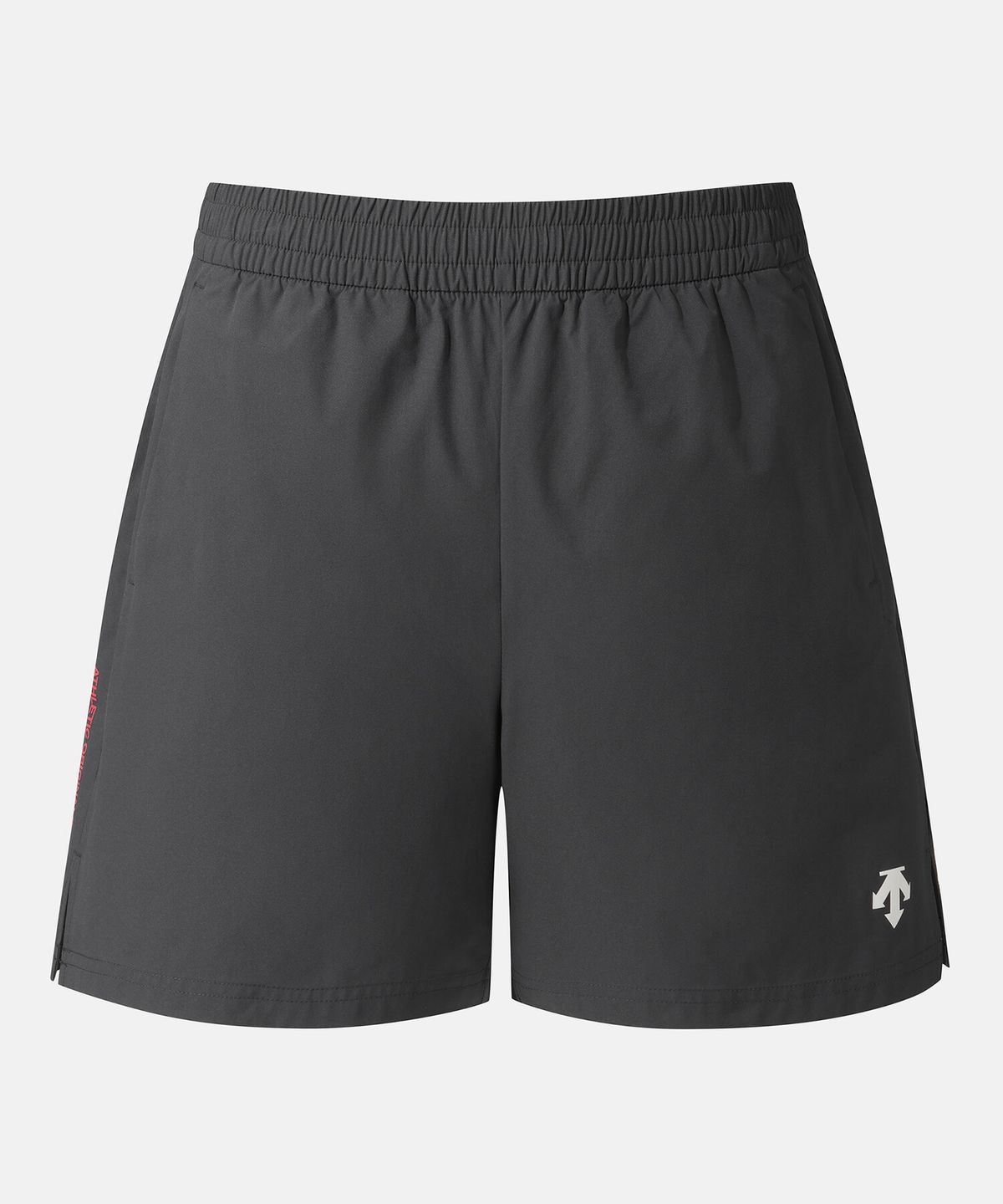 데상트(DESCENTE) 에센셜 쇼츠 (남성 5인치/여성 4.5인치) 차콜 그레이 SR323RHP75