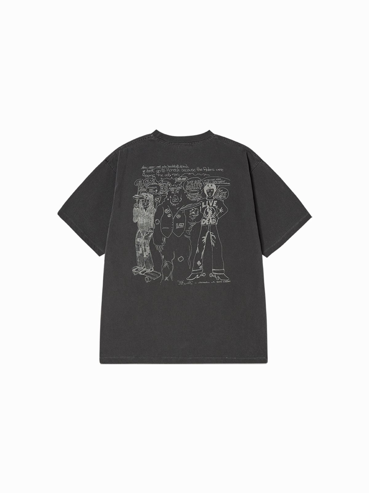 아크메드라비(ACME DE LA VIE) JMB INTERIOR DRAWING PIGMENT SHORT SLEEVE T-SHIRT