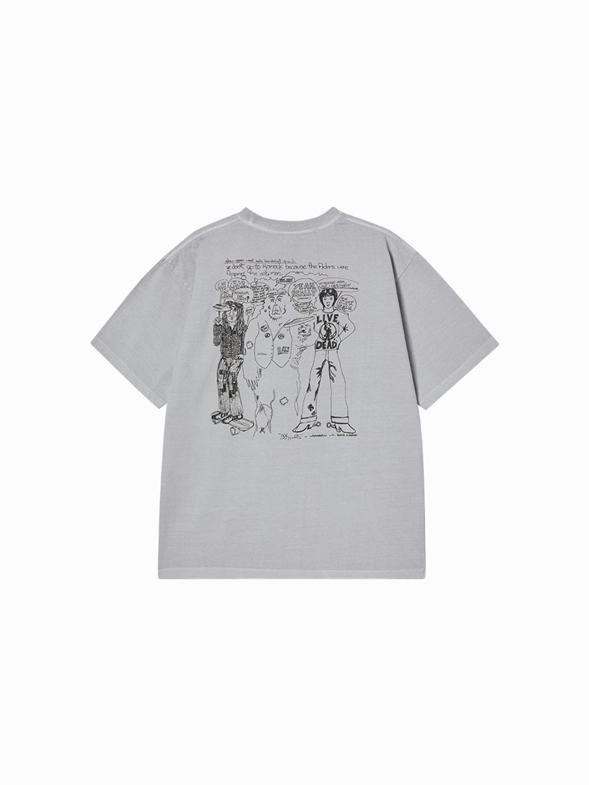 아크메드라비(ACME DE LA VIE) JMB INTERIOR DRAWING PIGMENT SHORT SLEEVE T-SHIRT