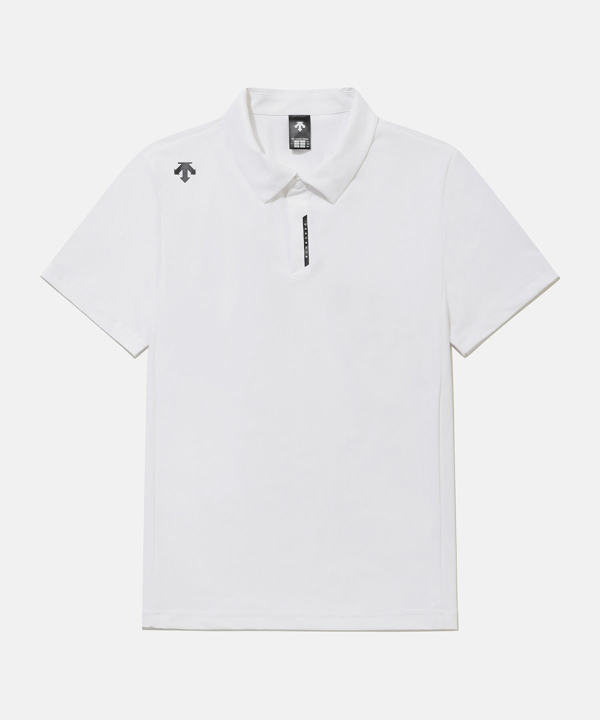 데상트(DESCENTE) 남성 쿨링 트리코트 반팔 폴로 티셔츠 화이트 SR311TPS71