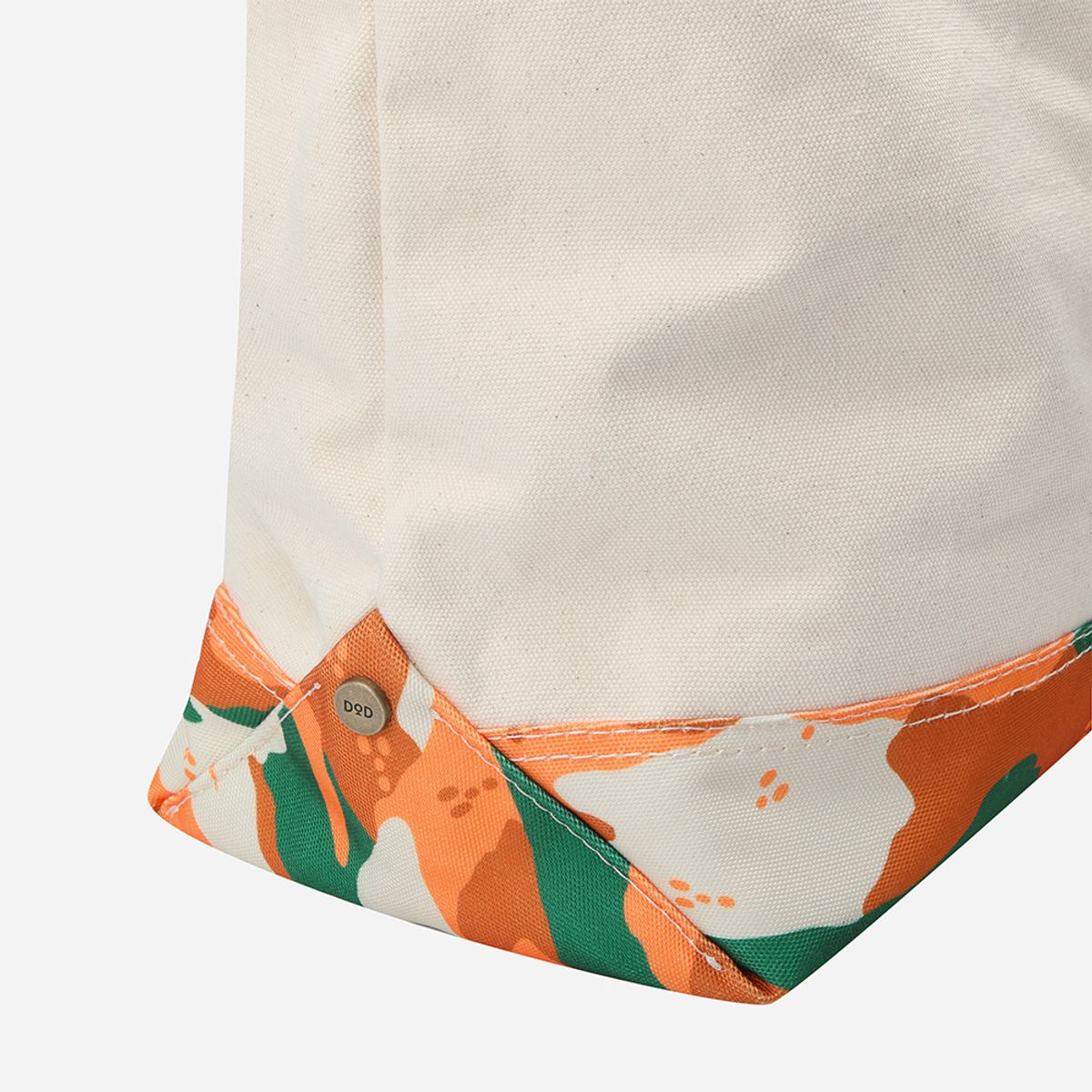 디오디(DOD) DOD x HIBROW 크래프트 카모 토트백(PTN ORANGE)