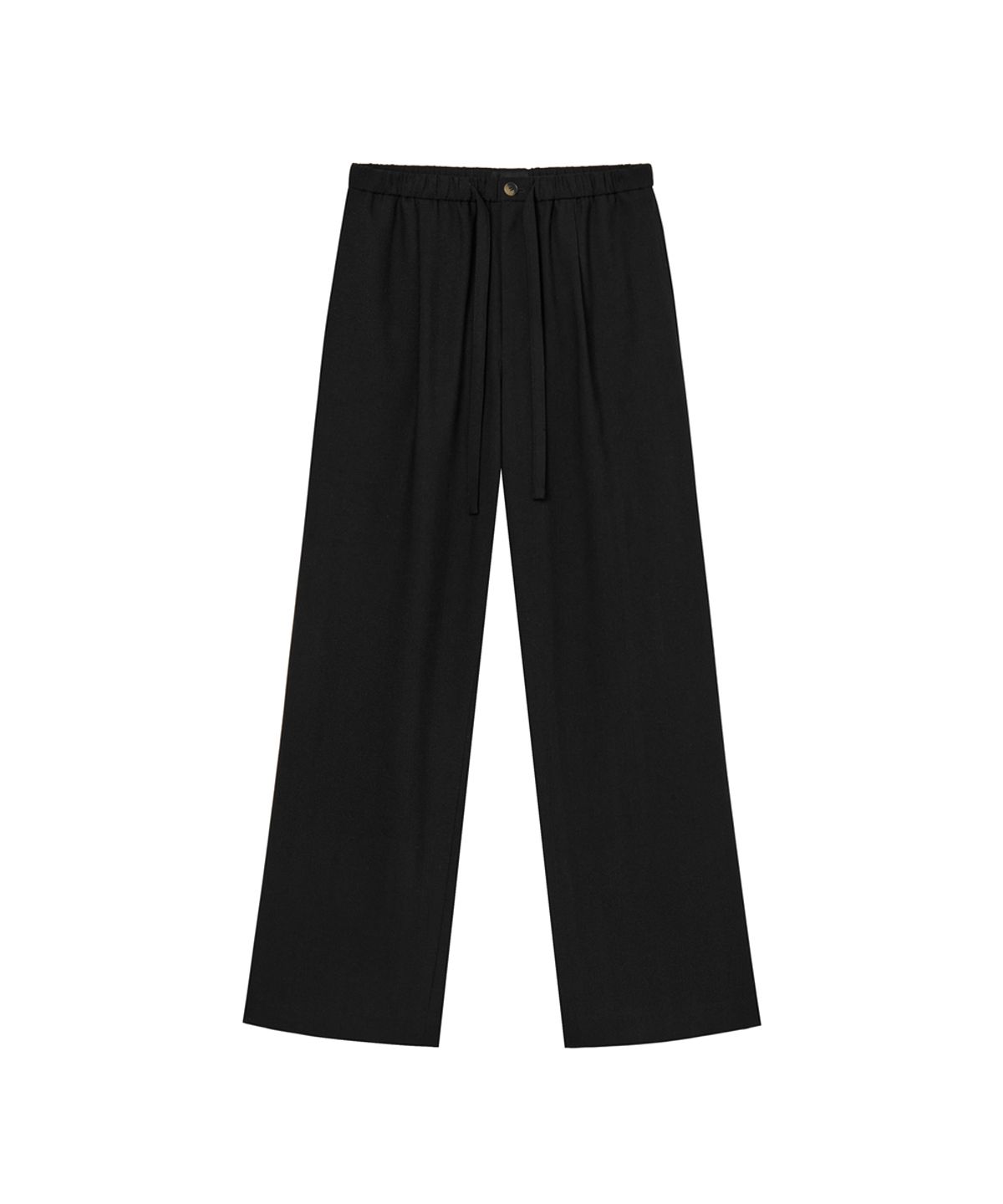 세비지(SAVAGE) String Dinner Trousers - Black