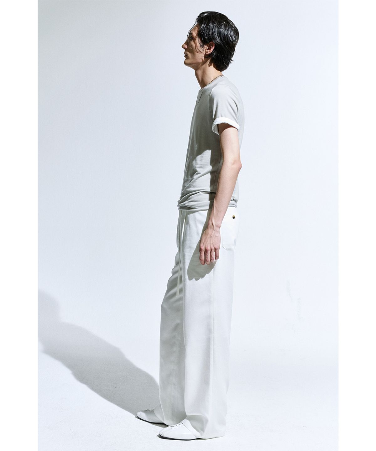세비지(SAVAGE) String Dinner Trousers - Ivory