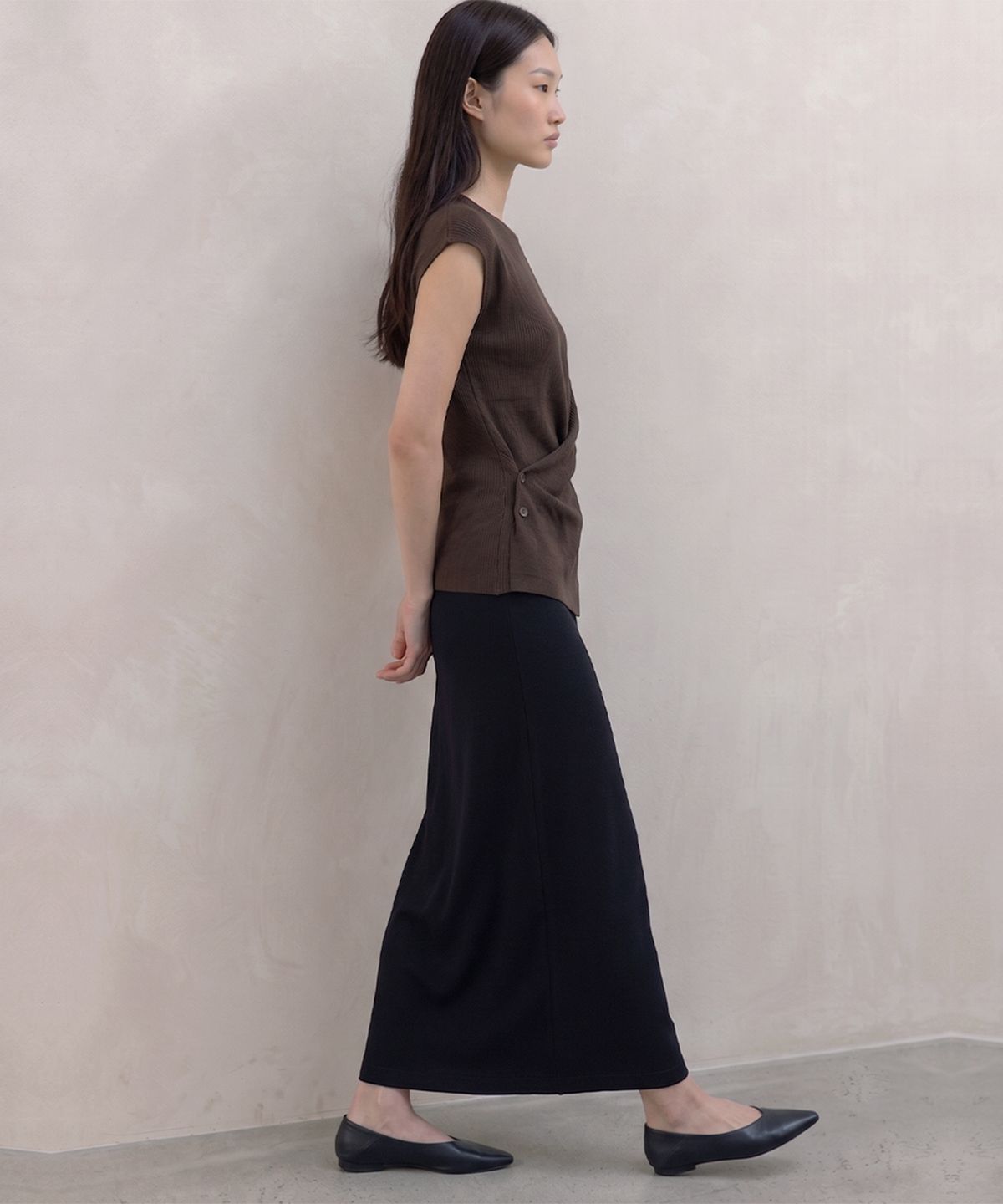 킴도(KIMDOH) Basso Twist Top Brown