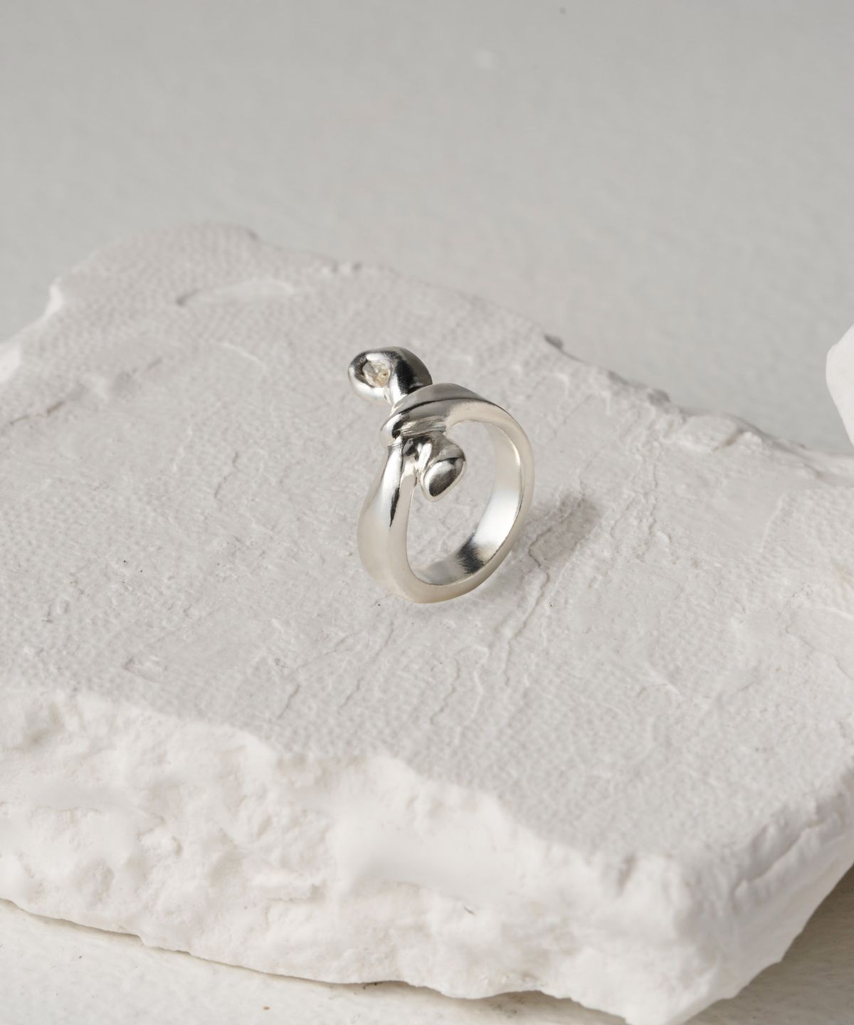 초록(CHOROCK) LINE KNOT RING