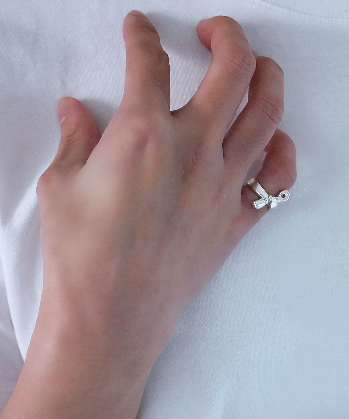 초록(CHOROCK) LINE KNOT RING