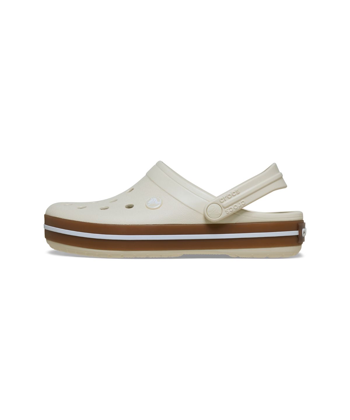 크록스키즈(CROCS KIDS) 크록밴드 검 클로그 키즈 - 서밋 화이트 / 212775-2MD
