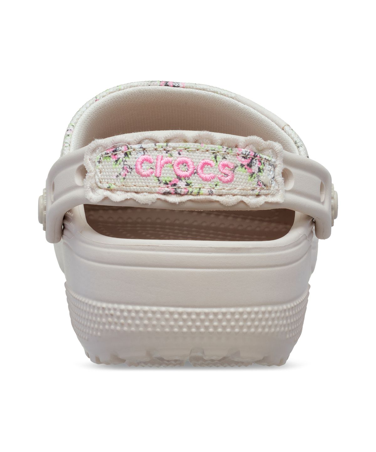 크록스키즈(CROCS KIDS) 클래식 크래프티드 디치 플로럴 클로그 키즈 - 코코아 크림 / 213974-2PL