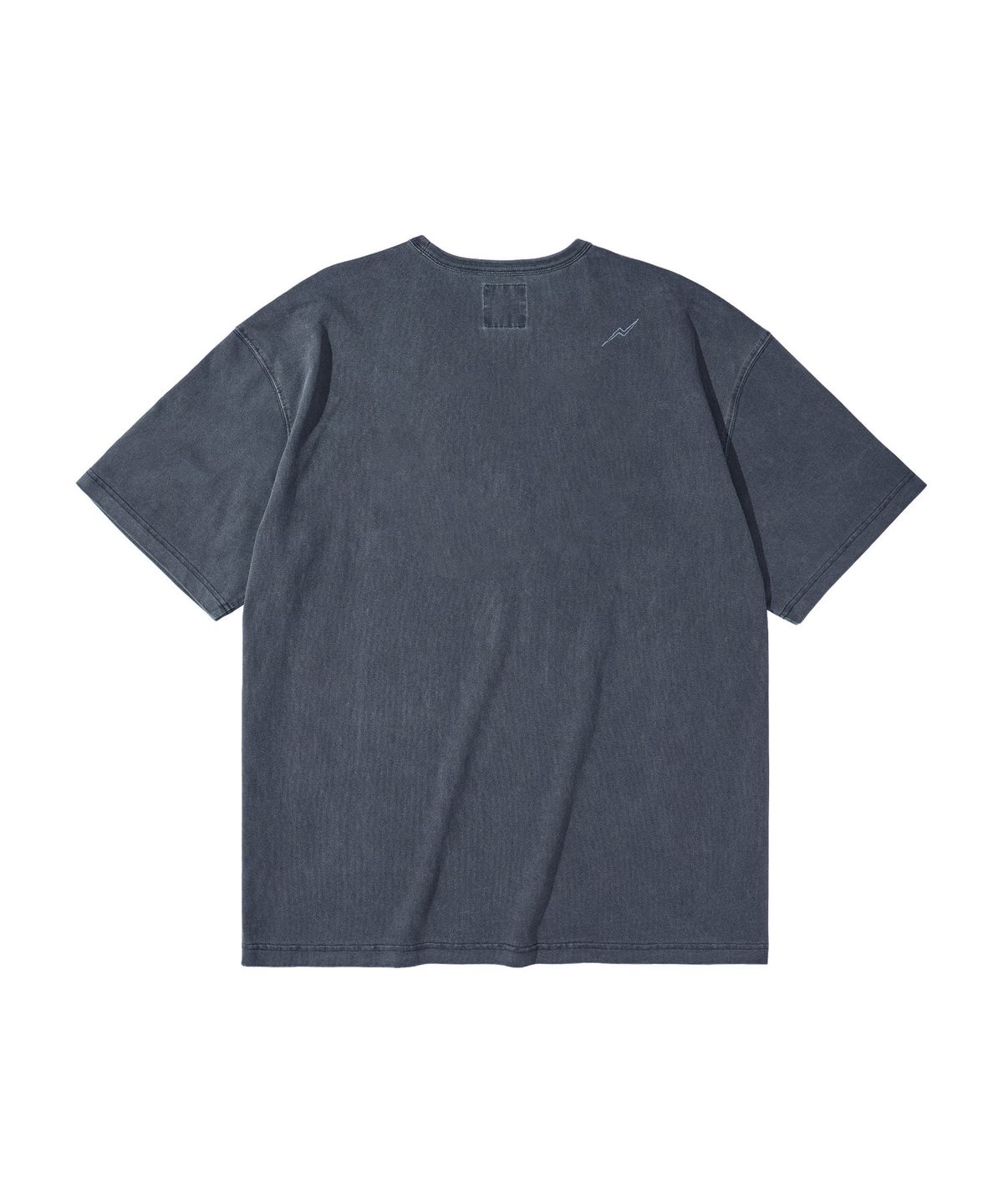 칼라파타르(KALAPATTHAR) PIGMENT SKULL EXPLORER GRAPHIC SHORT SLEEVE T-SHIRT BLUE