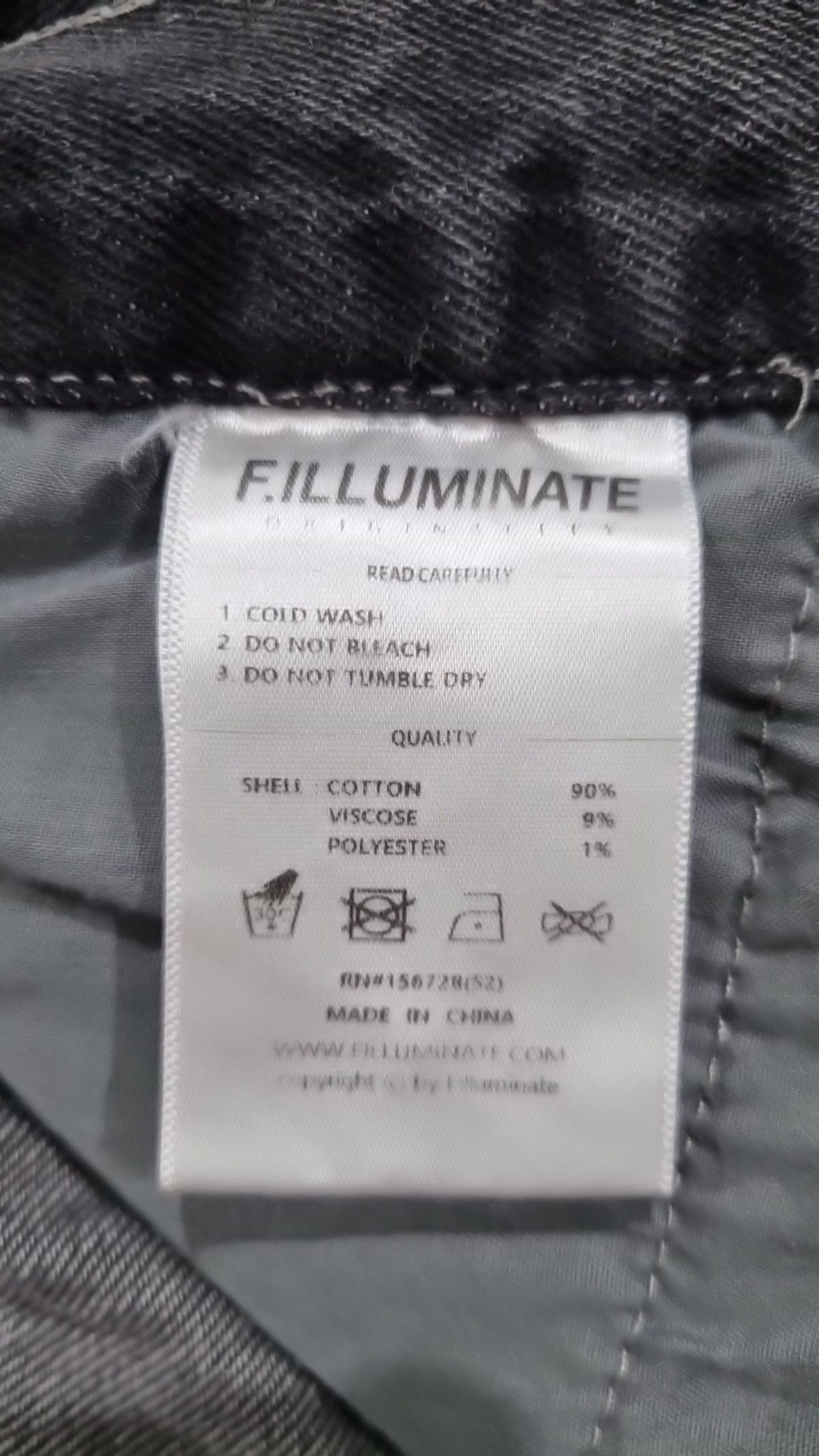 필루미네이트(FILLUMINATE) 청/데님 팬츠 S