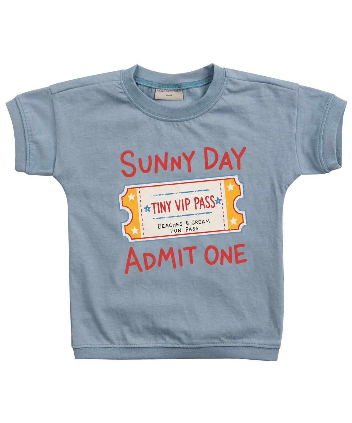 비치스앤 크림 키즈(BEACHESAND CREAM KIDS) 펀 패스 반팔 티셔츠(Fun Pass Half-Sleeve T-shirt) 5color