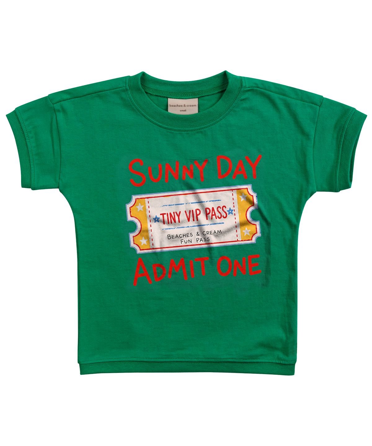 비치스앤 크림 키즈(BEACHESAND CREAM KIDS) 펀 패스 반팔 티셔츠(Fun Pass Half-Sleeve T-shirt) 5color