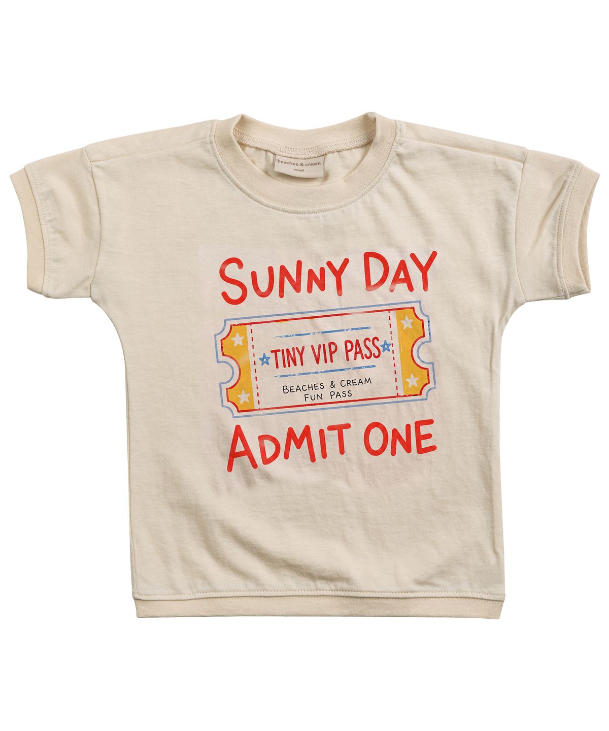비치스앤 크림 키즈(BEACHESAND CREAM KIDS) 펀 패스 반팔 티셔츠(Fun Pass Half-Sleeve T-shirt) 5color