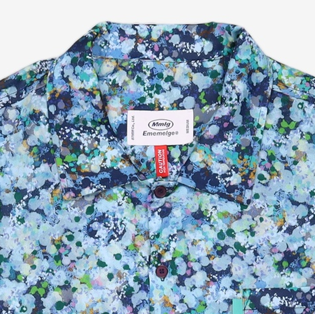 엠엠엘지(MMLG) [Mmlg] WATERDROP SHIRT (BLUE) M