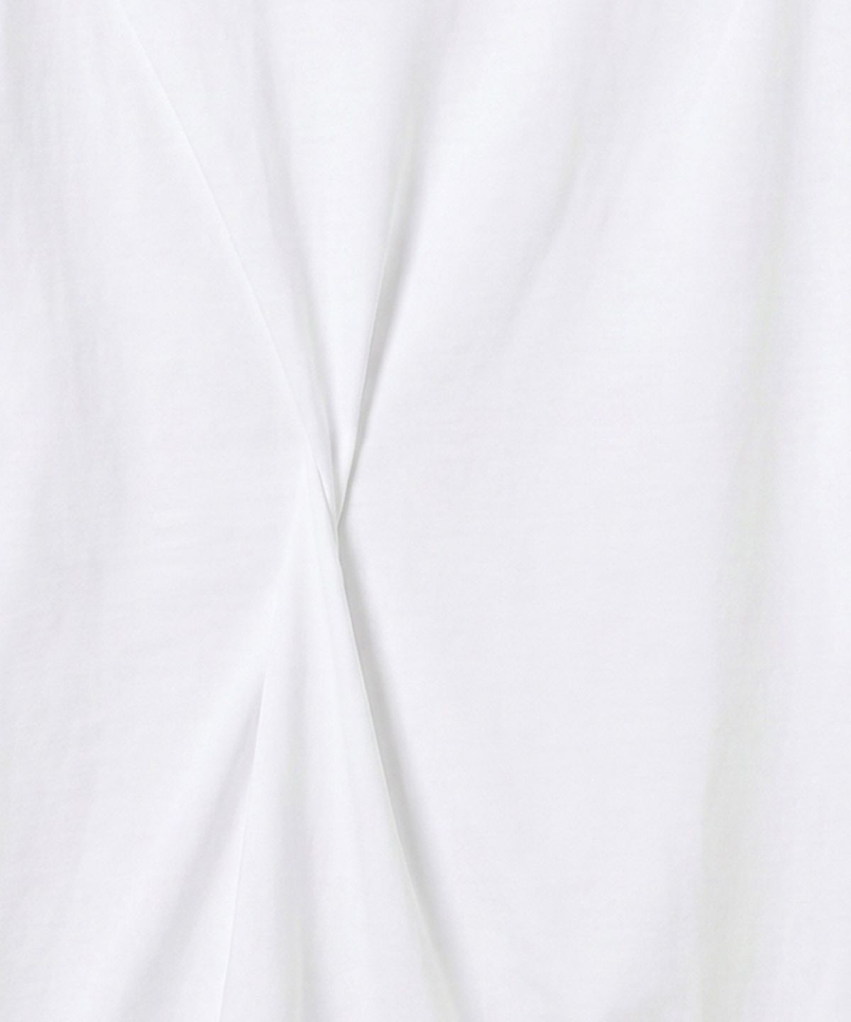 카사카사(KASAKASA) White Asym Draped T-Shirt