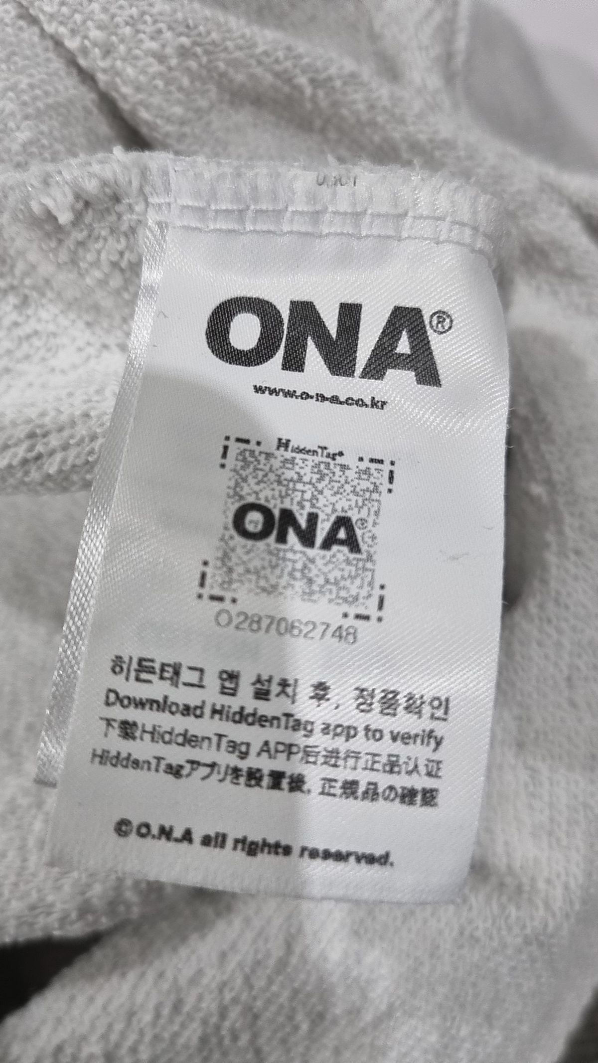 오앤에이(ONA) 후드 티셔츠 M