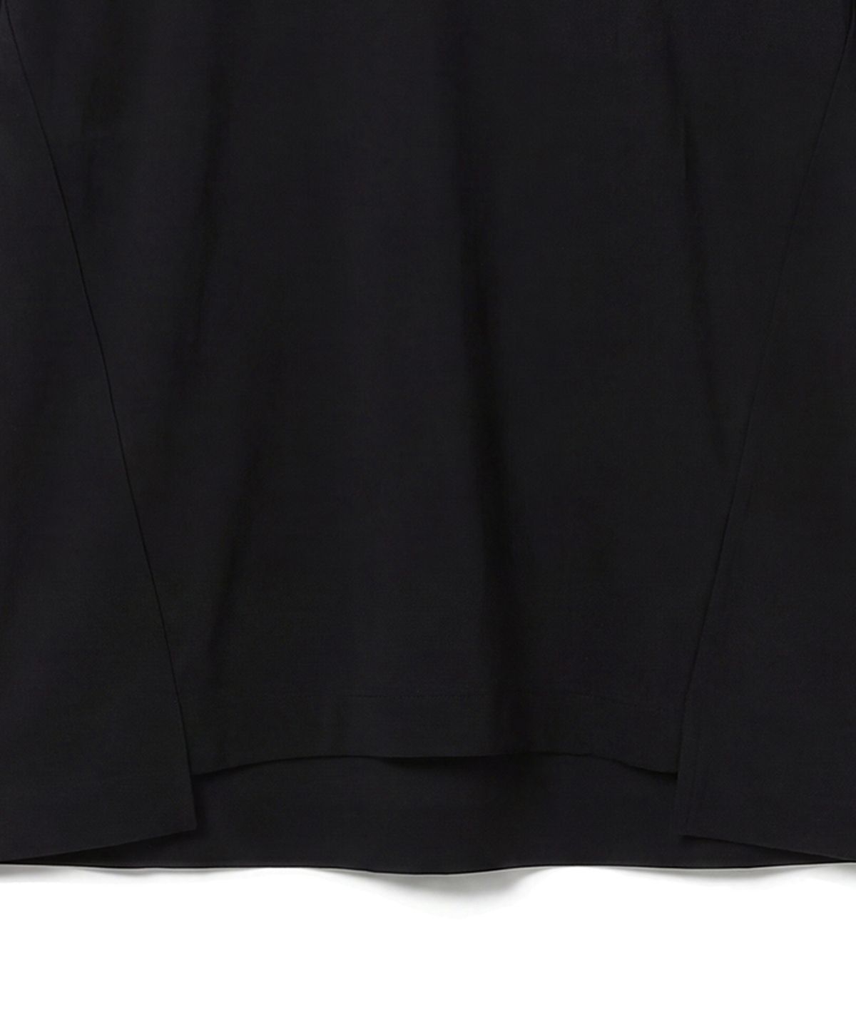 카사카사(KASAKASA) Black Shifted Line T-Shirt