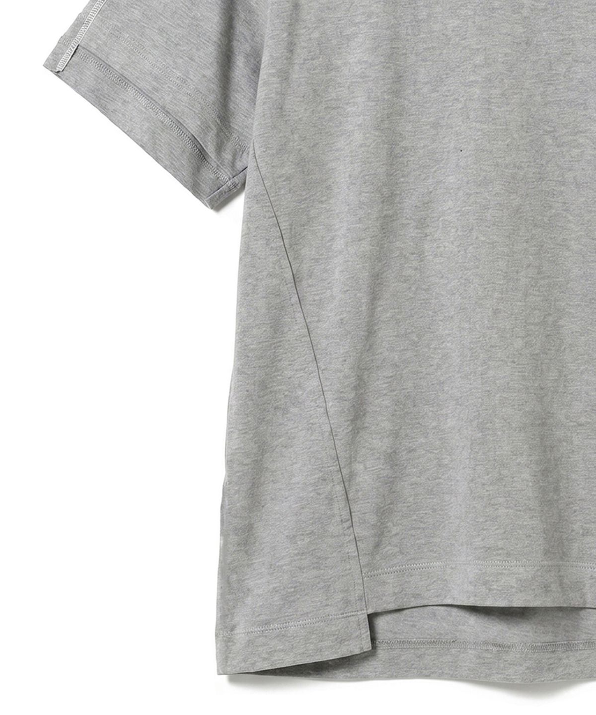 카사카사(KASAKASA) Shifted Line T-Shirt Grey