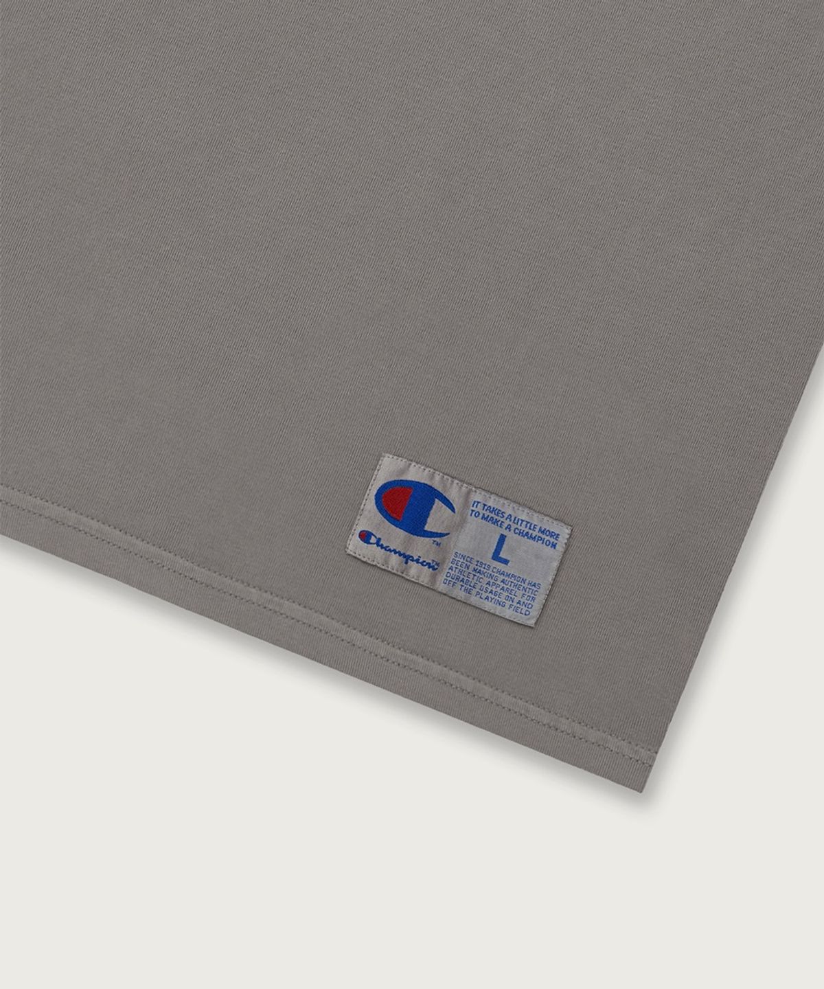 챔피온(CHAMPION) 조그택 다잉 반팔 티셔츠 Beige