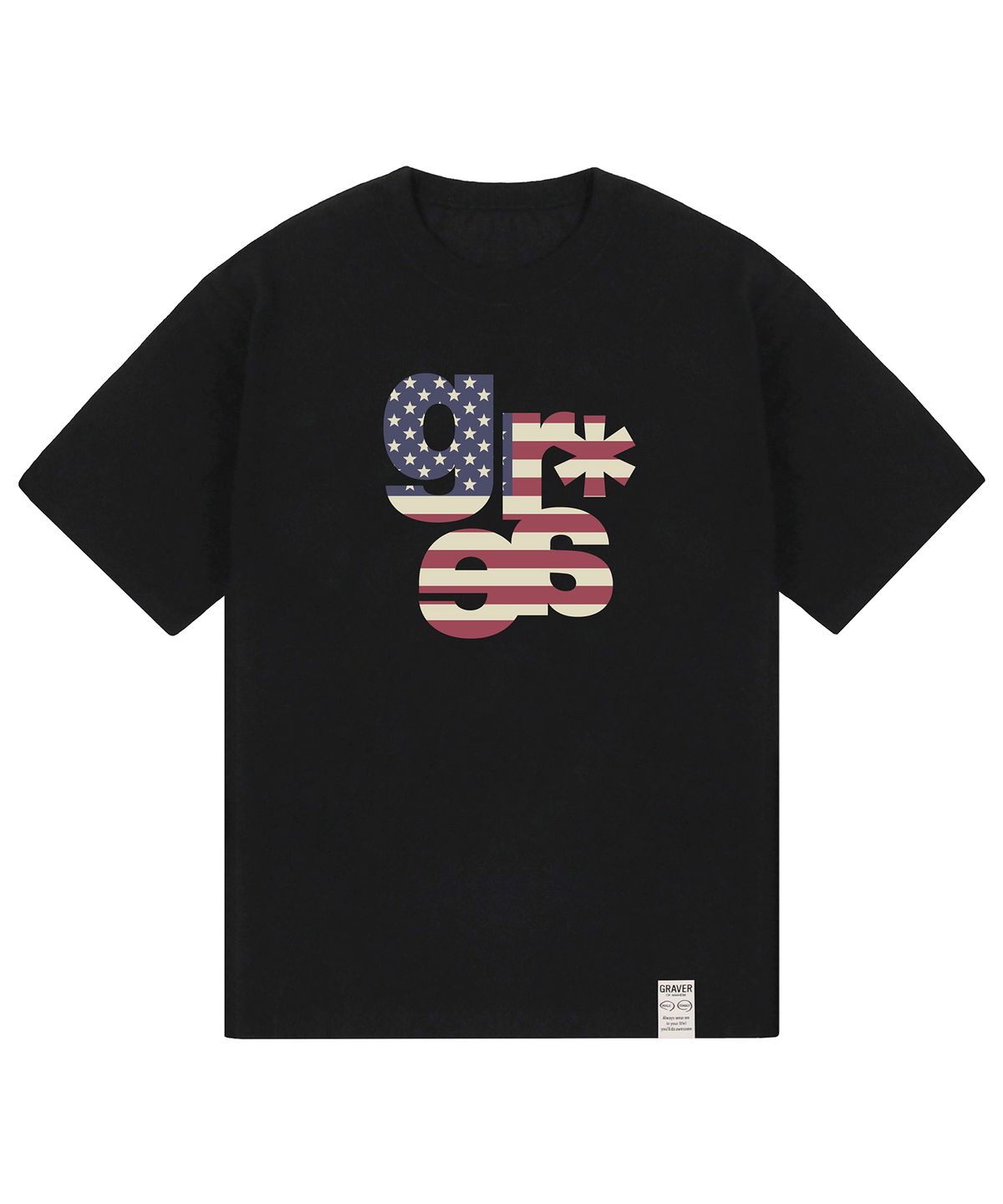 그레이버(GRAVER) [UNISEX]GRAE-S US 반팔티셔츠_2color