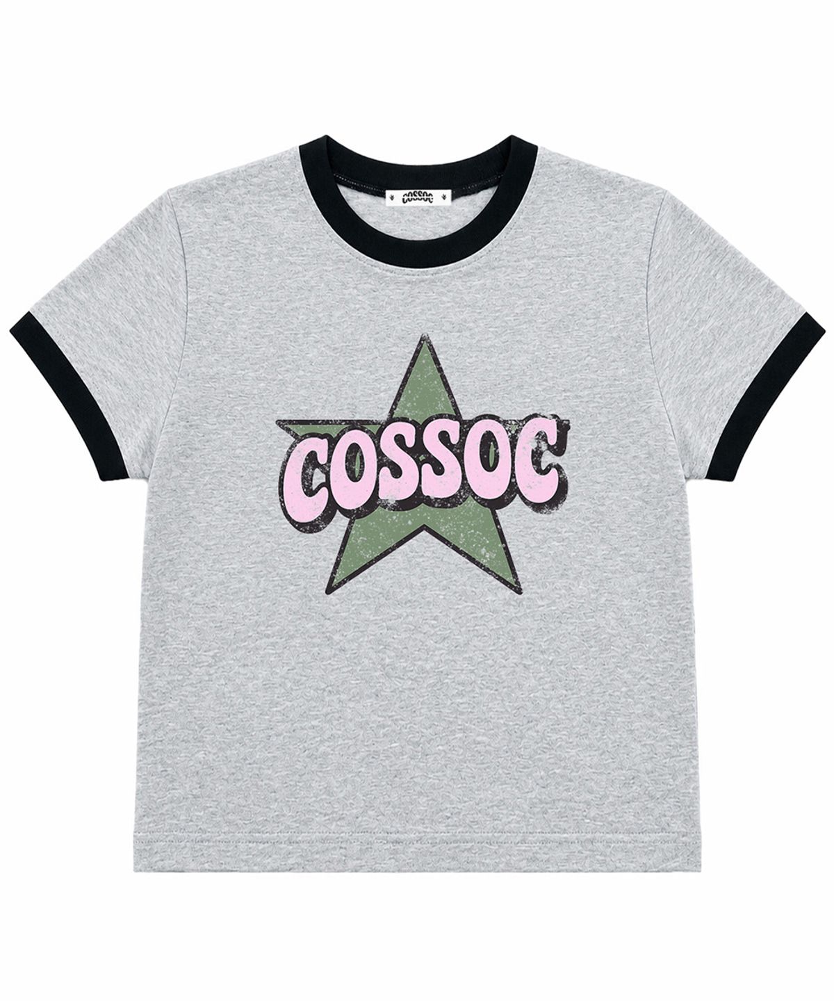 코소(COSO) CC 컬러 스타 링거 티셔츠 (4 COLORS)